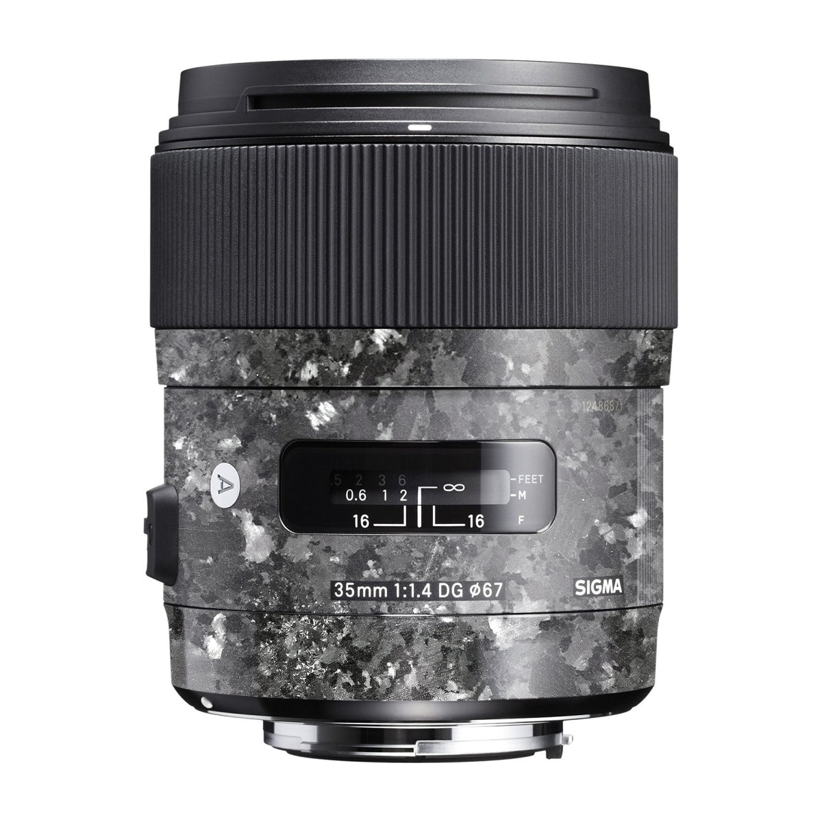 Black Granite Sigma 35mm F/1.4 DG Canon Mount Camera Lens Skin