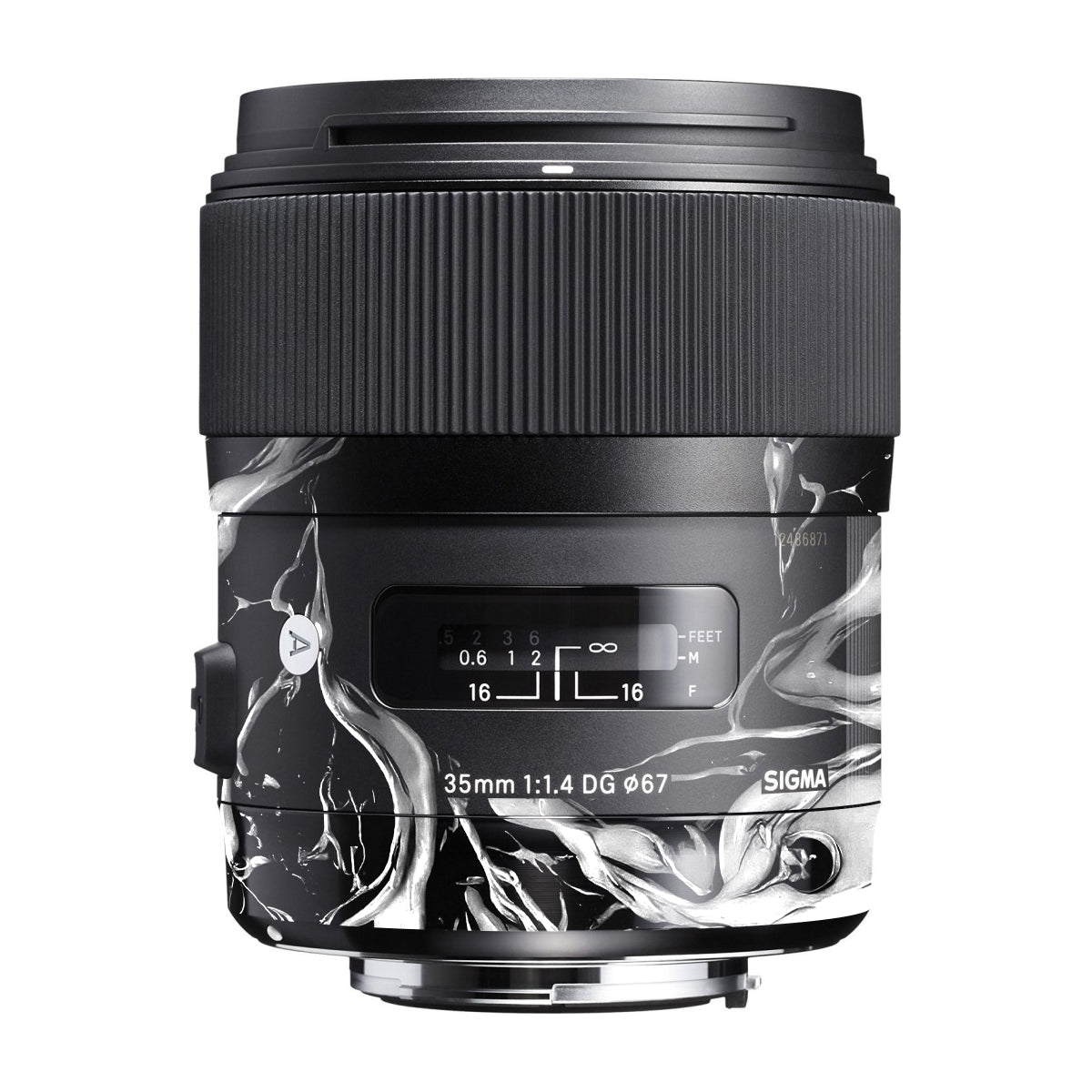 Venom Black Sigma 35mm F/1.4 DG Canon Mount Camera Lens Skin