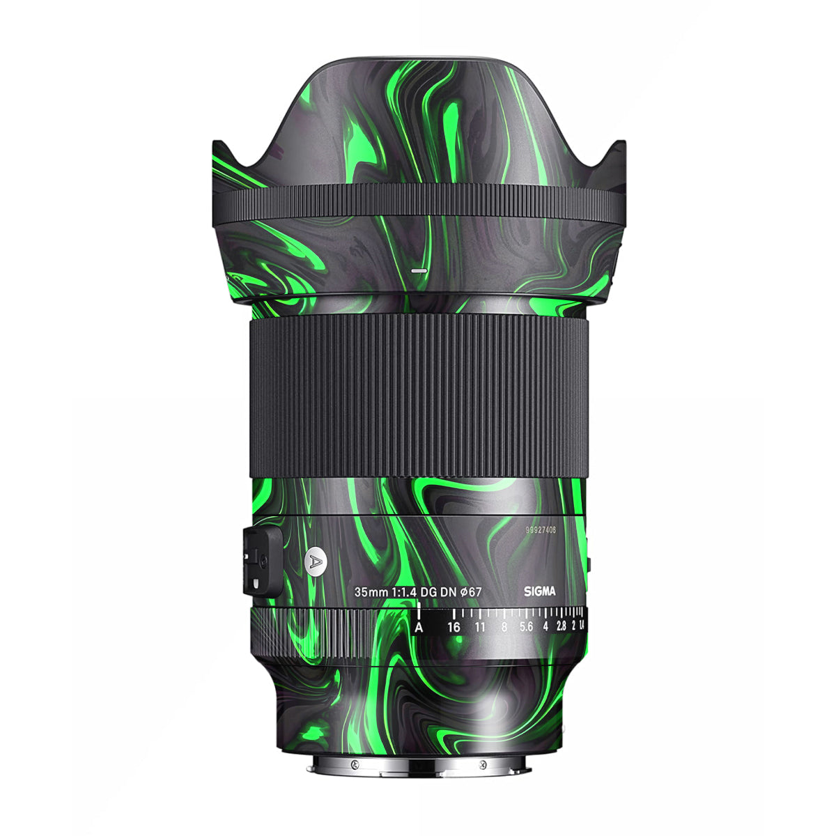 Green Liquid Pattern Sigma 35mm F/1.4 DG DN Art Camera Lens Skin