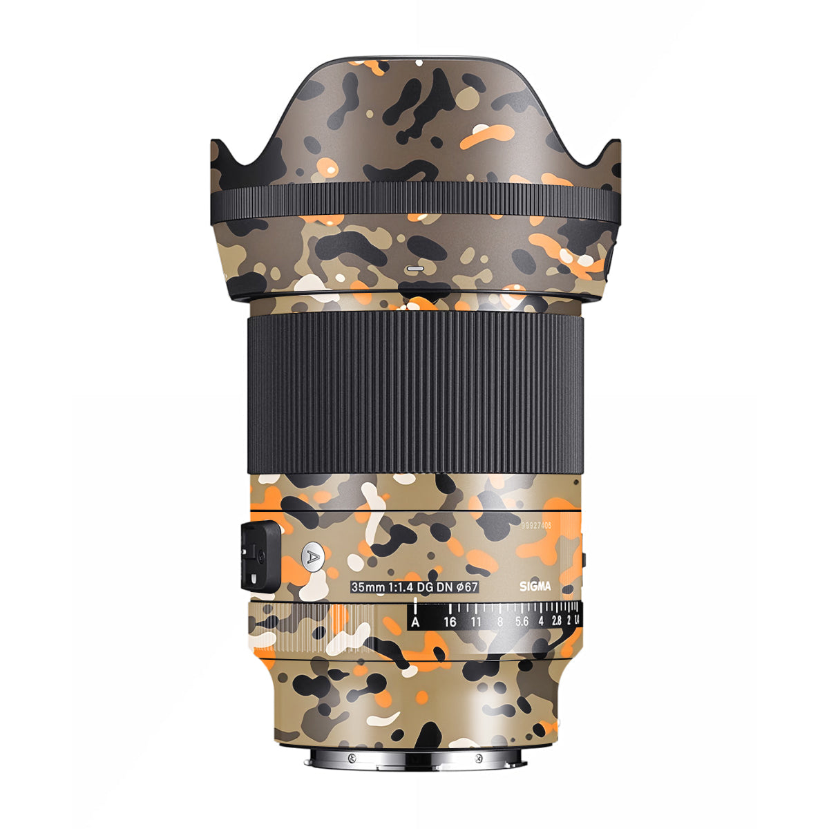 Orange Brown Spot  Sigma 35mm F/1.4 DG DN Art Camera Lens Skin