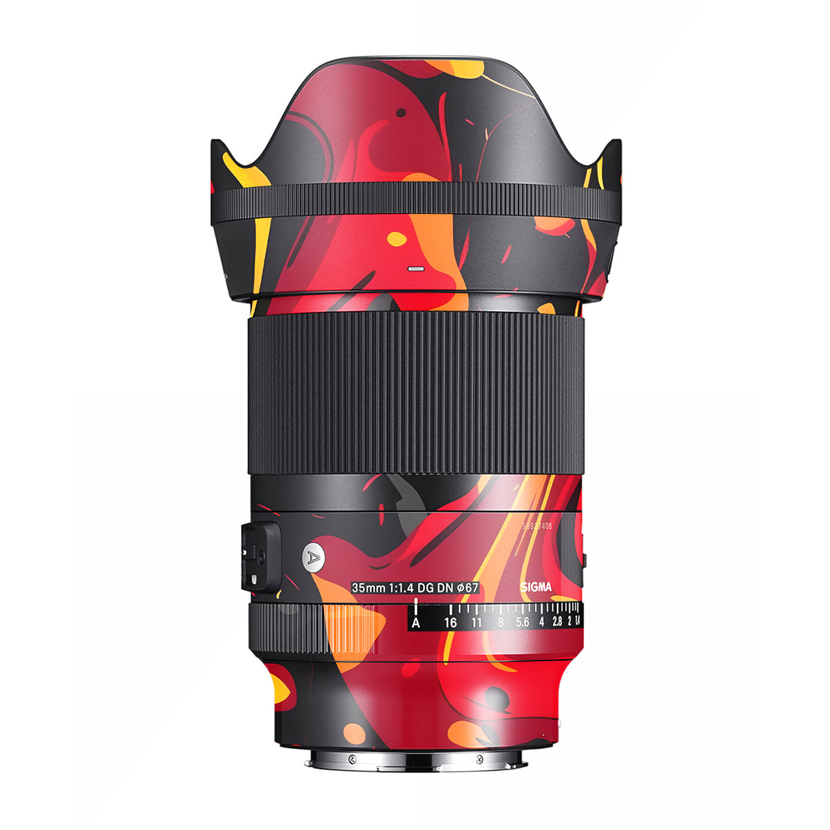 Lava Burst Sigma 35mm F/1.4 DG HSM Art Sony E Camera Lens Skin