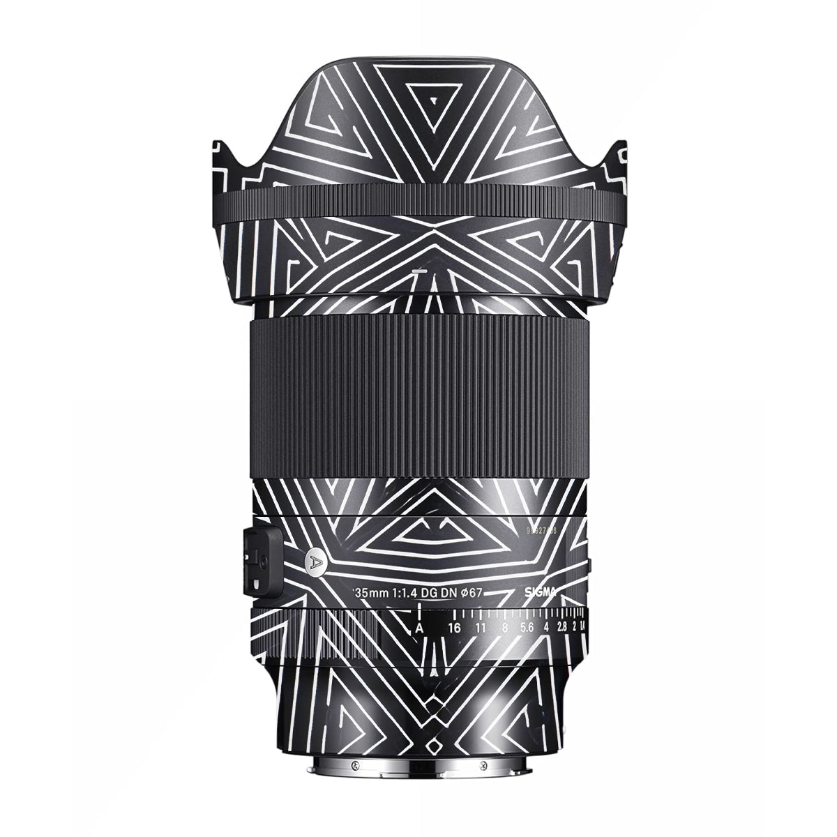 Geometric Pattern Sigma 35mm F/1.4 DG Nikon Mount Camera Lens Skin
