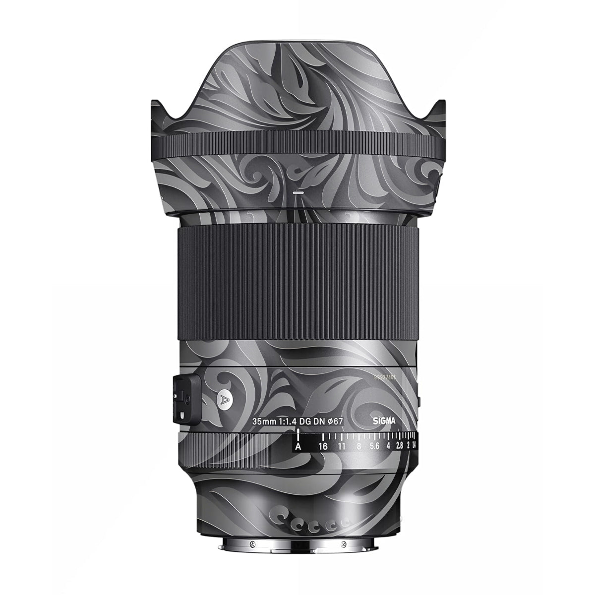 Shadow Swirl Sigma 35mm F/1.4 DG Nikon Mount Camera Lens Skin