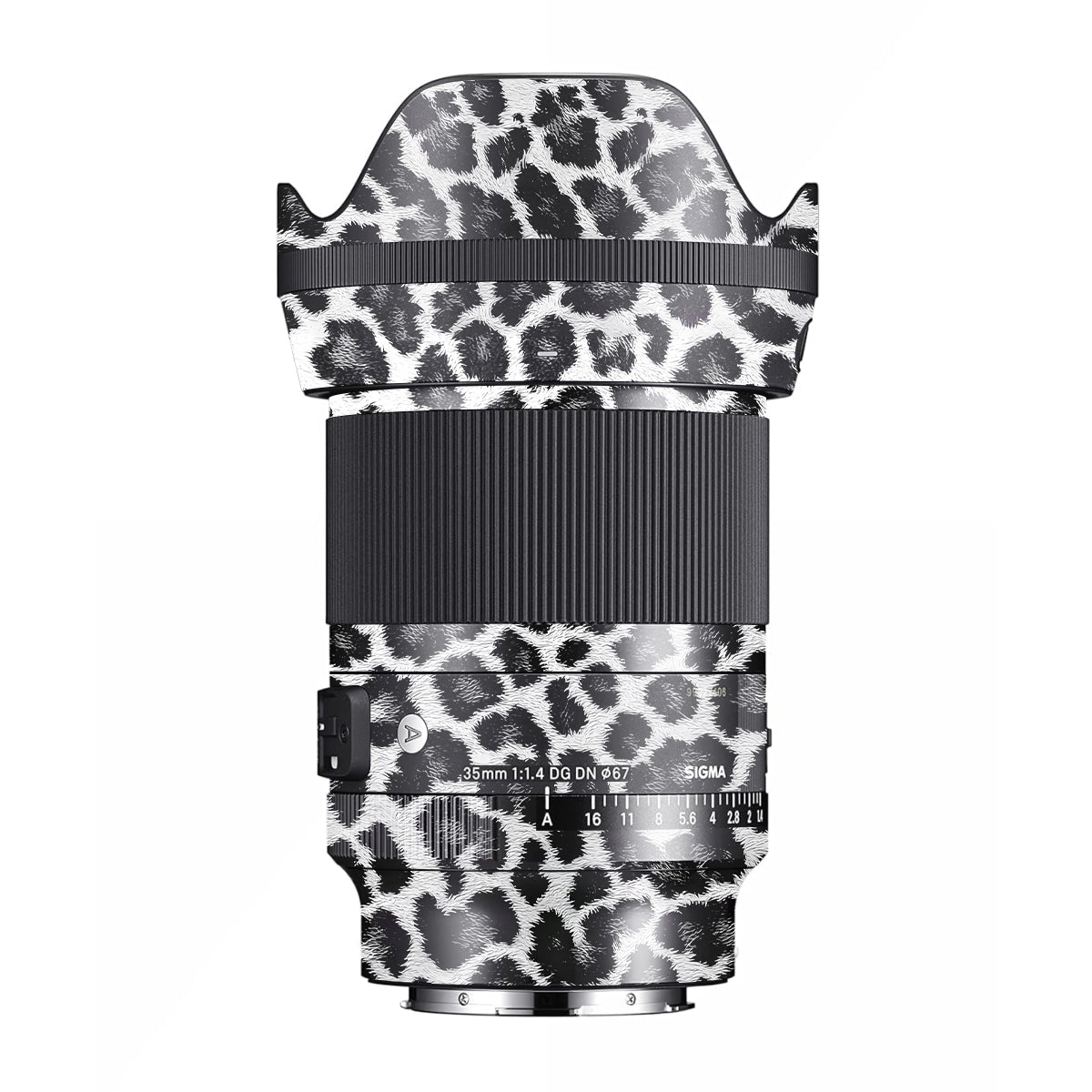 Snow Leopard Spots Sigma 35mm F/1.4 DG Nikon Mount Camera Lens Skin