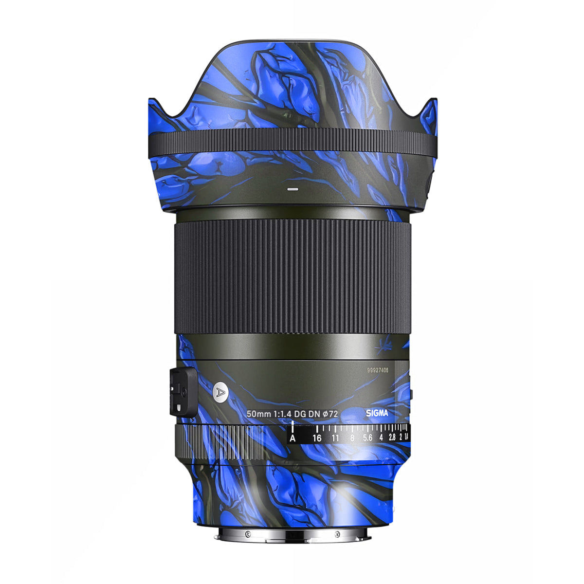Venom Blue Sigma 50mm F/1.4 DG DN Art Sony E Camera Lens Skin