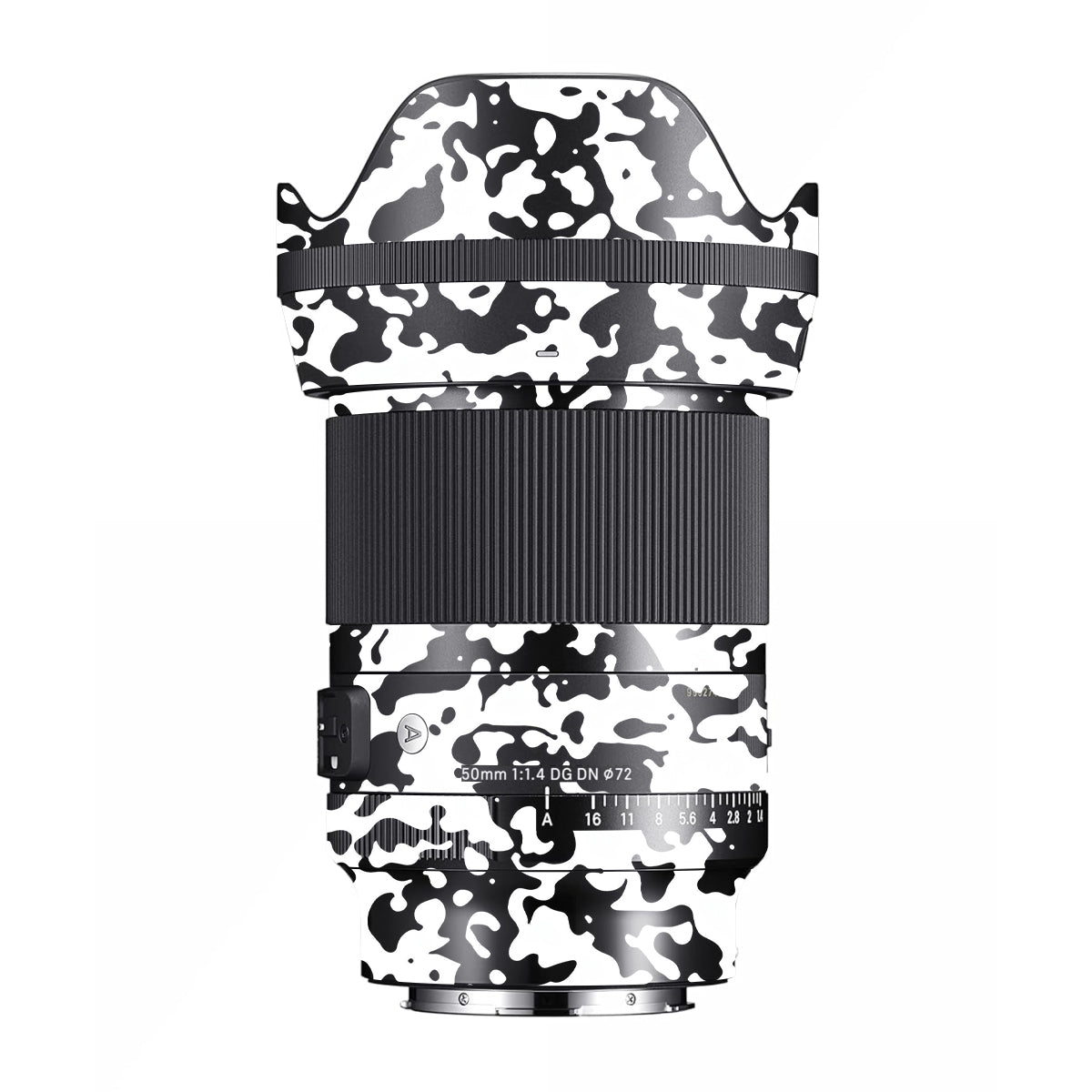 Snow Camo Sigma 50mm F/1.4 DG DN Art Sony E Camera Lens Skin