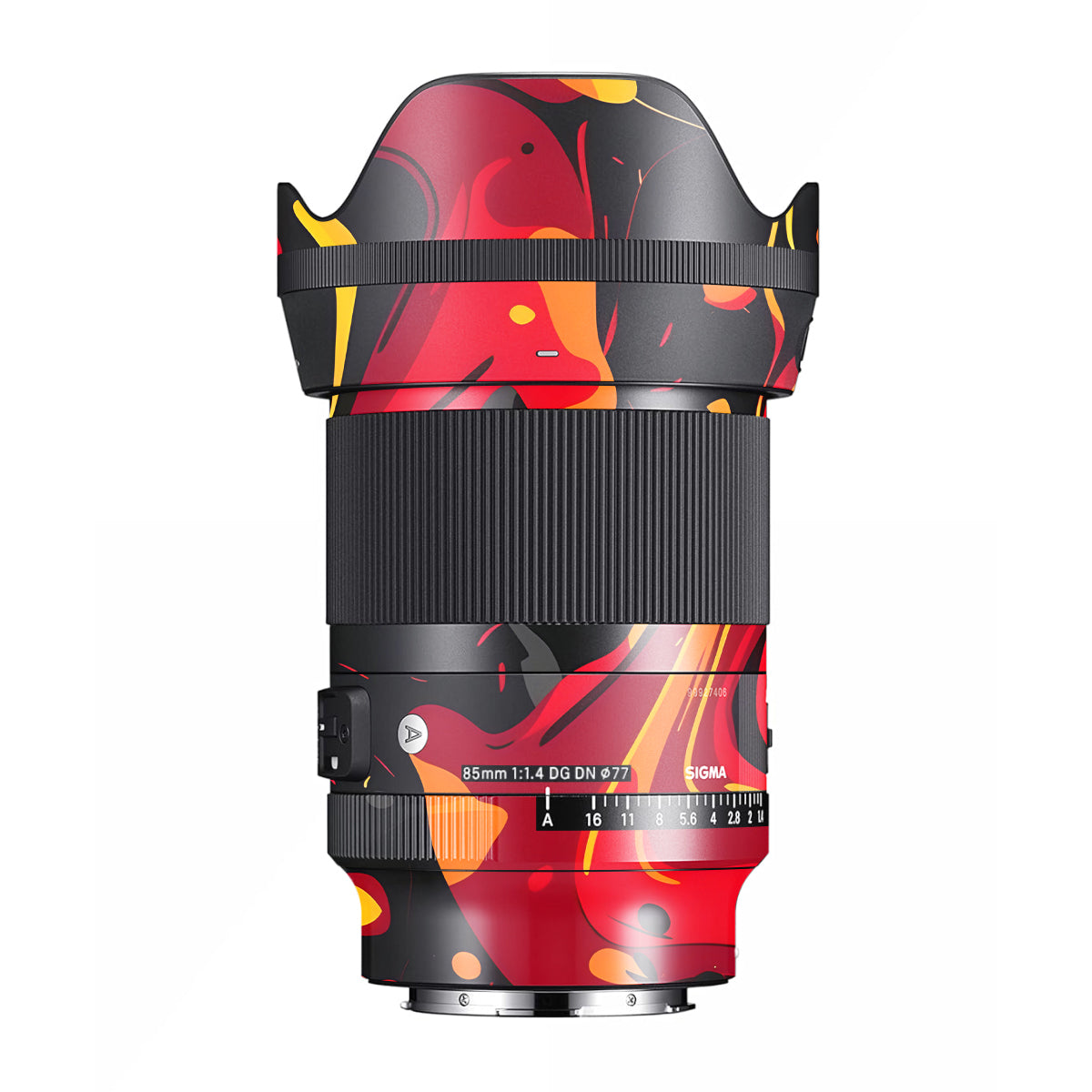 Lava Burst Sigma 85mm F/1.4 DG DN E-mount Camera Lens Skin