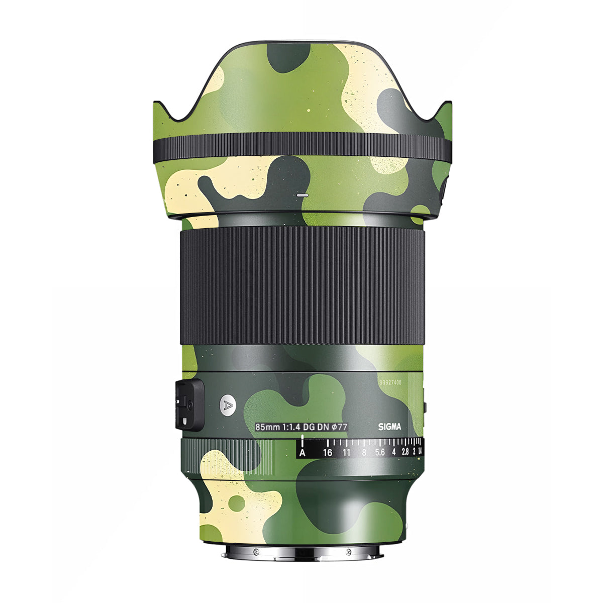 Camouflage Pattern Sigma 85mm F/1.4 DG DN E-mount Camera Lens Skin