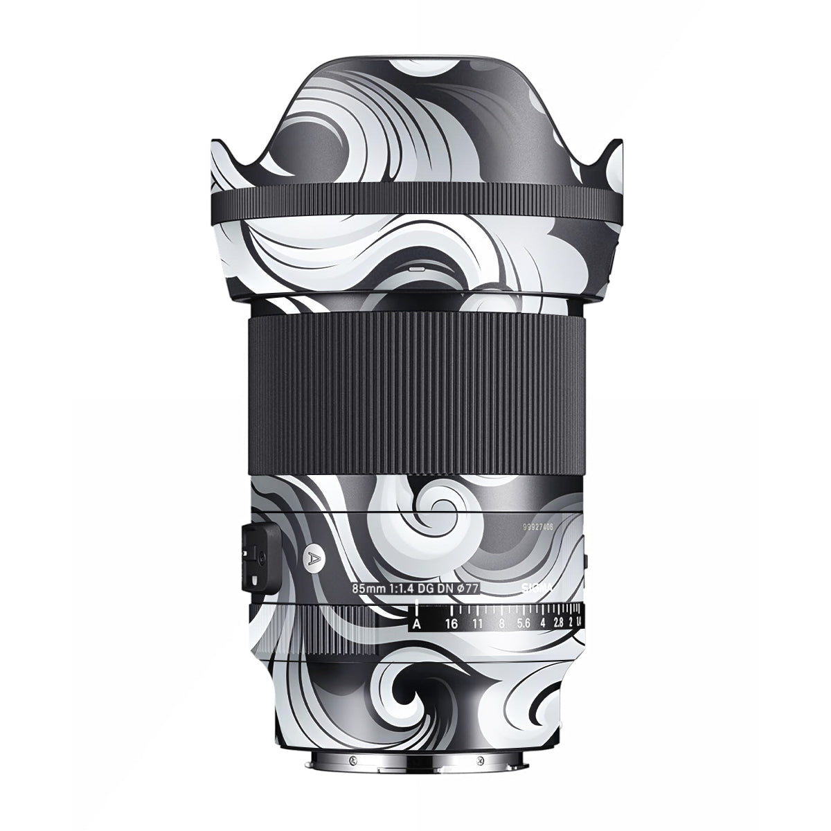 Smoke Swirl Sigma 85mm F/1.4 DG DN E-mount Camera Lens Skin