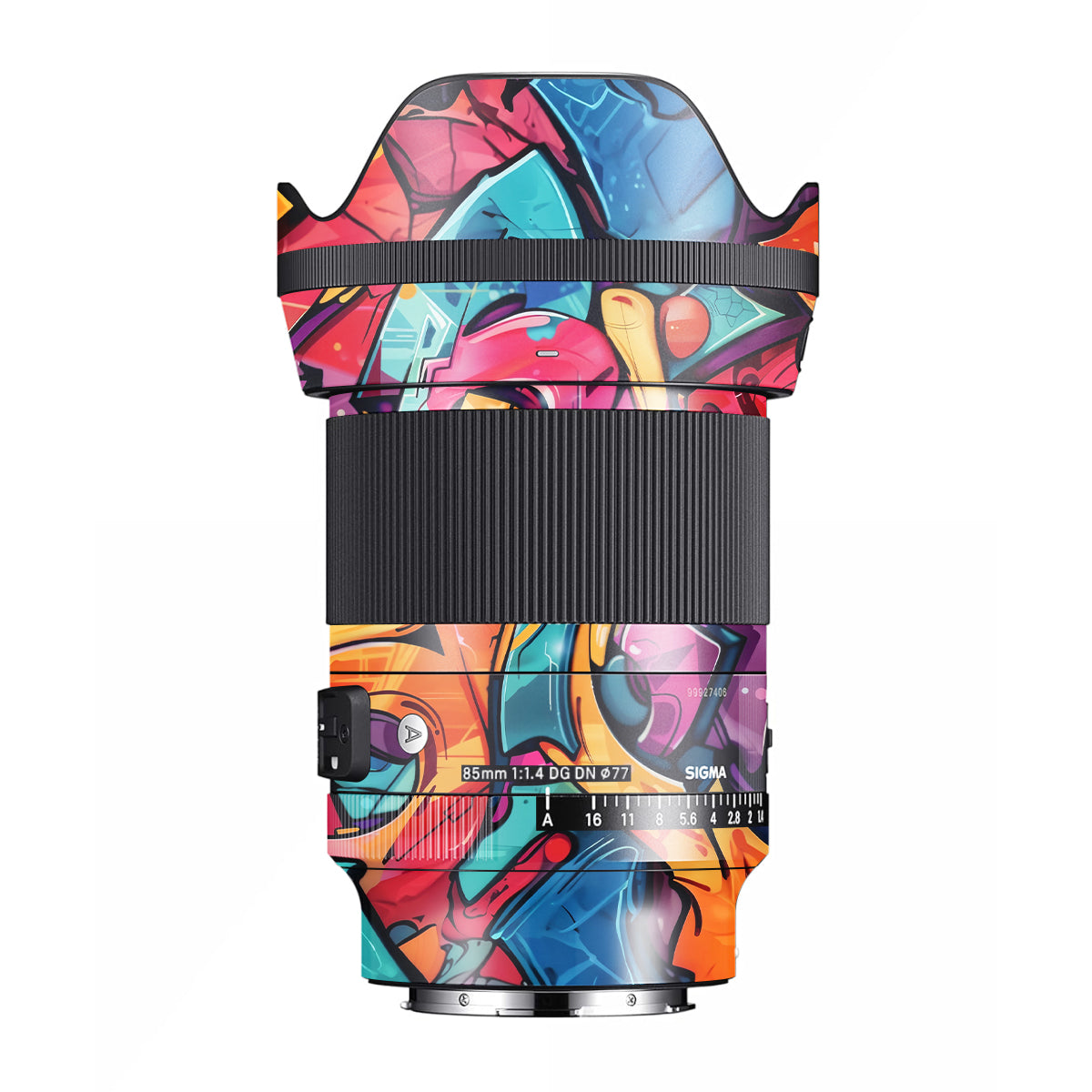 Urban Graffiti Explosion Sigma 85mm F/1.4 DG DN E-mount Camera Lens Skin