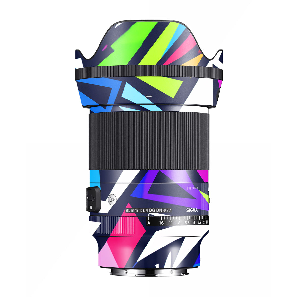 Bold Geometric Pop Sigma 85mm F/1.4 DG DN E-mount Camera Lens Skin