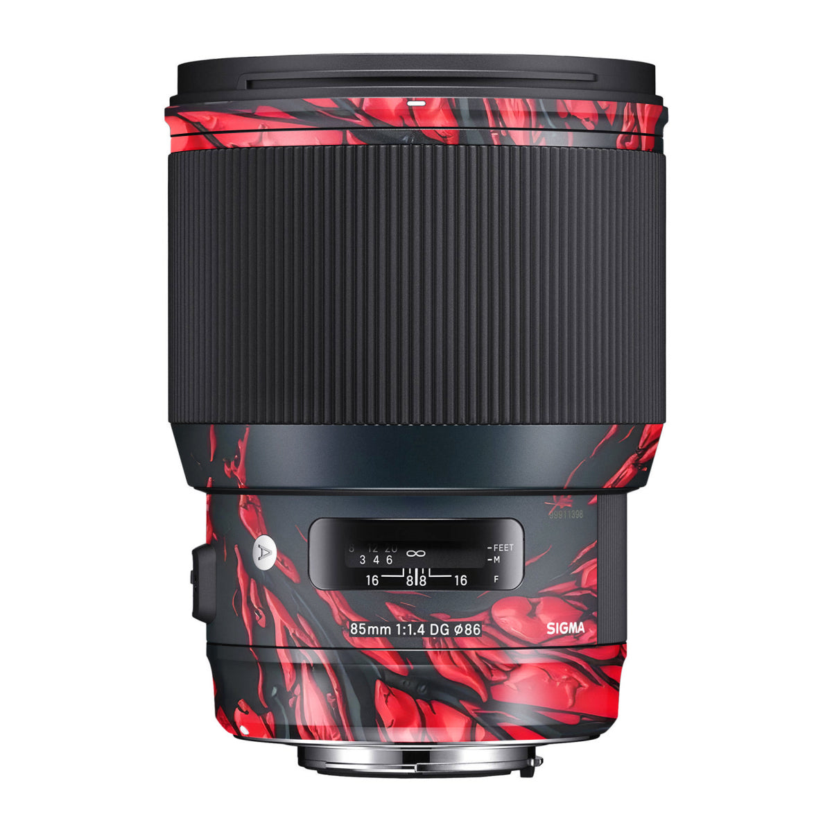 Venom Red Sigma 85mm F/1.4 DG HSM Canon Camera Lens Skin