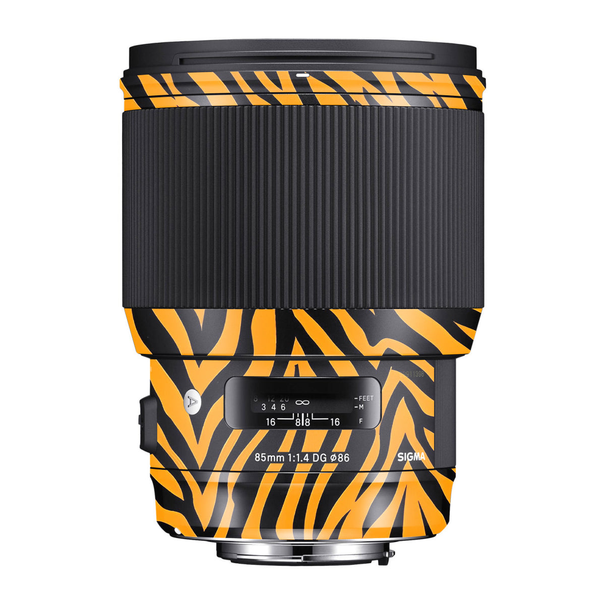 Zebra Gold Pattern Sigma 85mm F/1.4 DG HSM Canon Camera Lens Skin