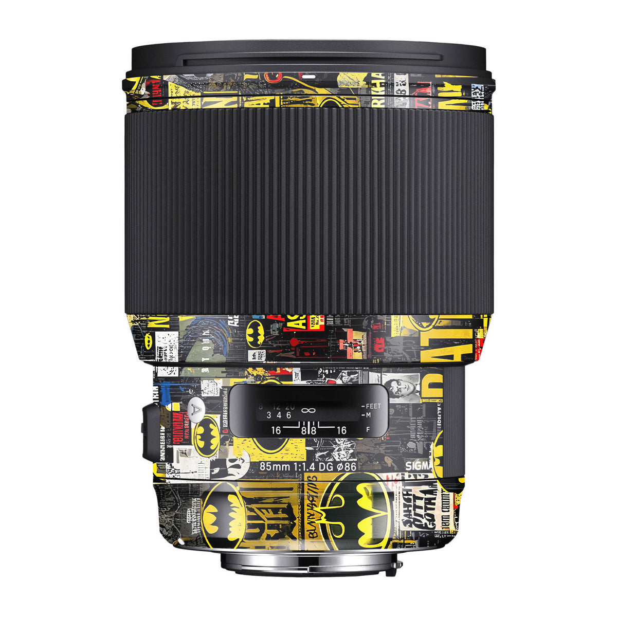 Batman Collage Sigma 85mm F/1.4 DG HSM Canon Camera Lens Skin