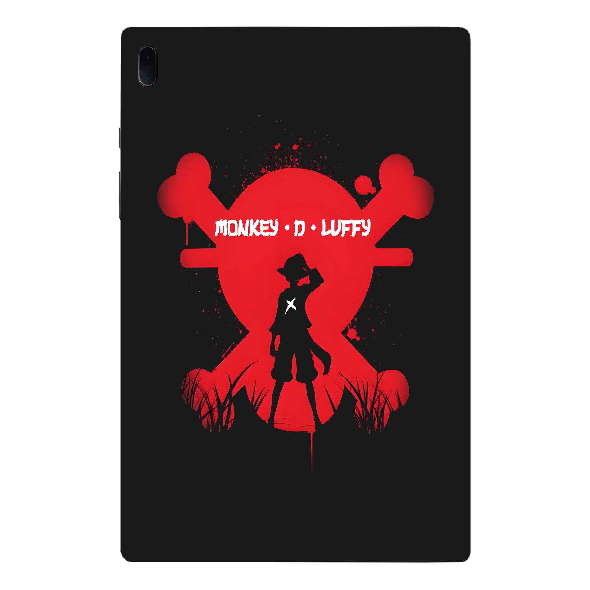 Samsung Galaxy Tab S7 FE Monkey D Luffy In Red Anime Tablet Skins