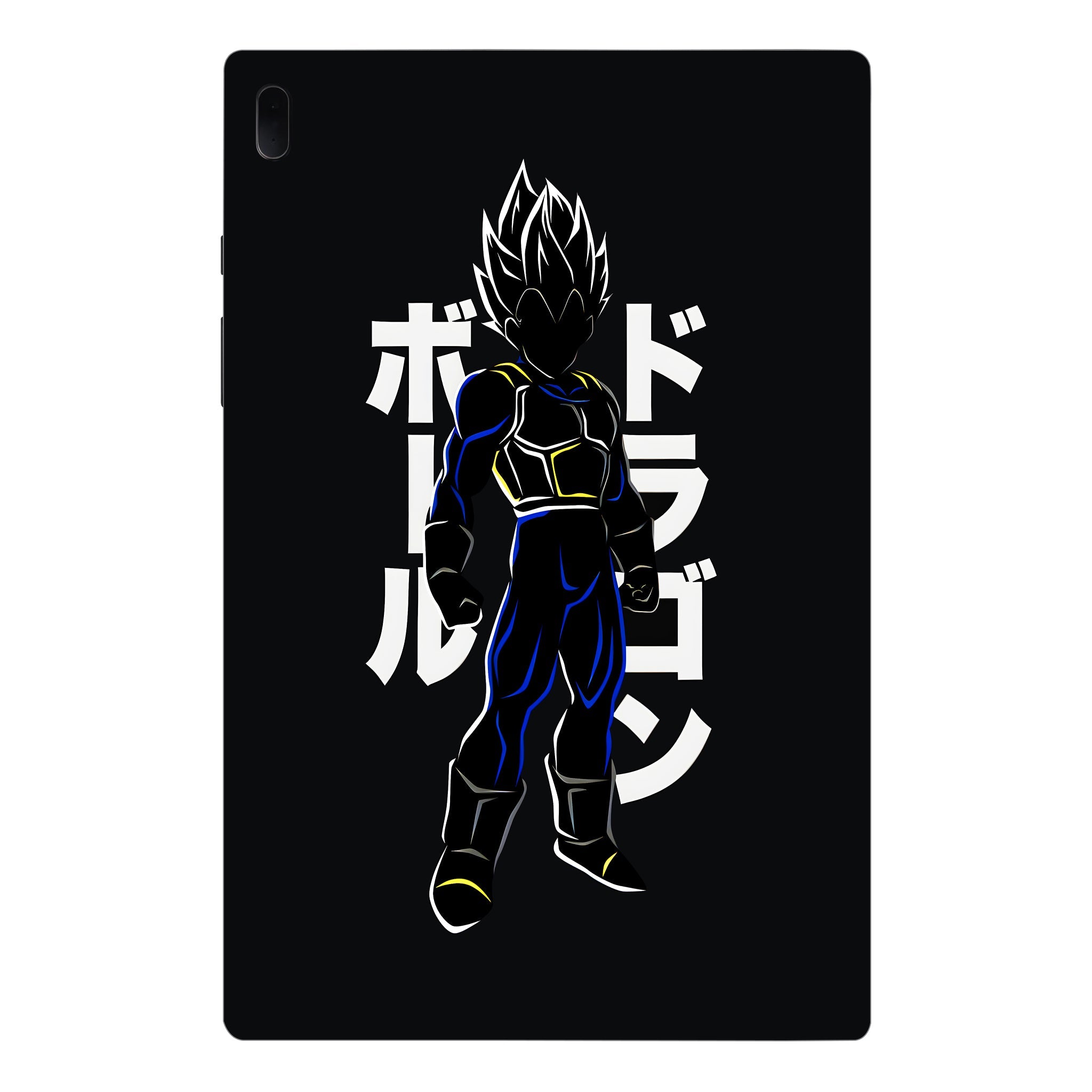 Samsung Galaxy Tab S7 FE Dragon Ball Z Vegeta Anime Tablet Skins