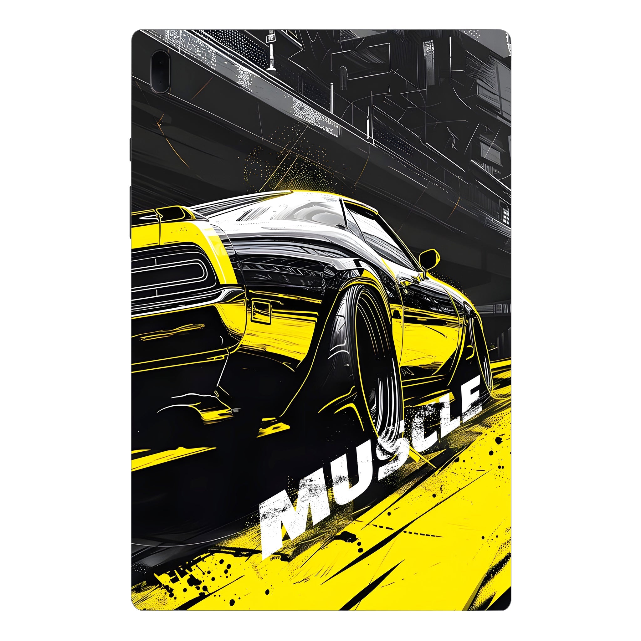 Samsung Galaxy Tab S7 FE Black Muscle Cars & Bikes Tablet Skins