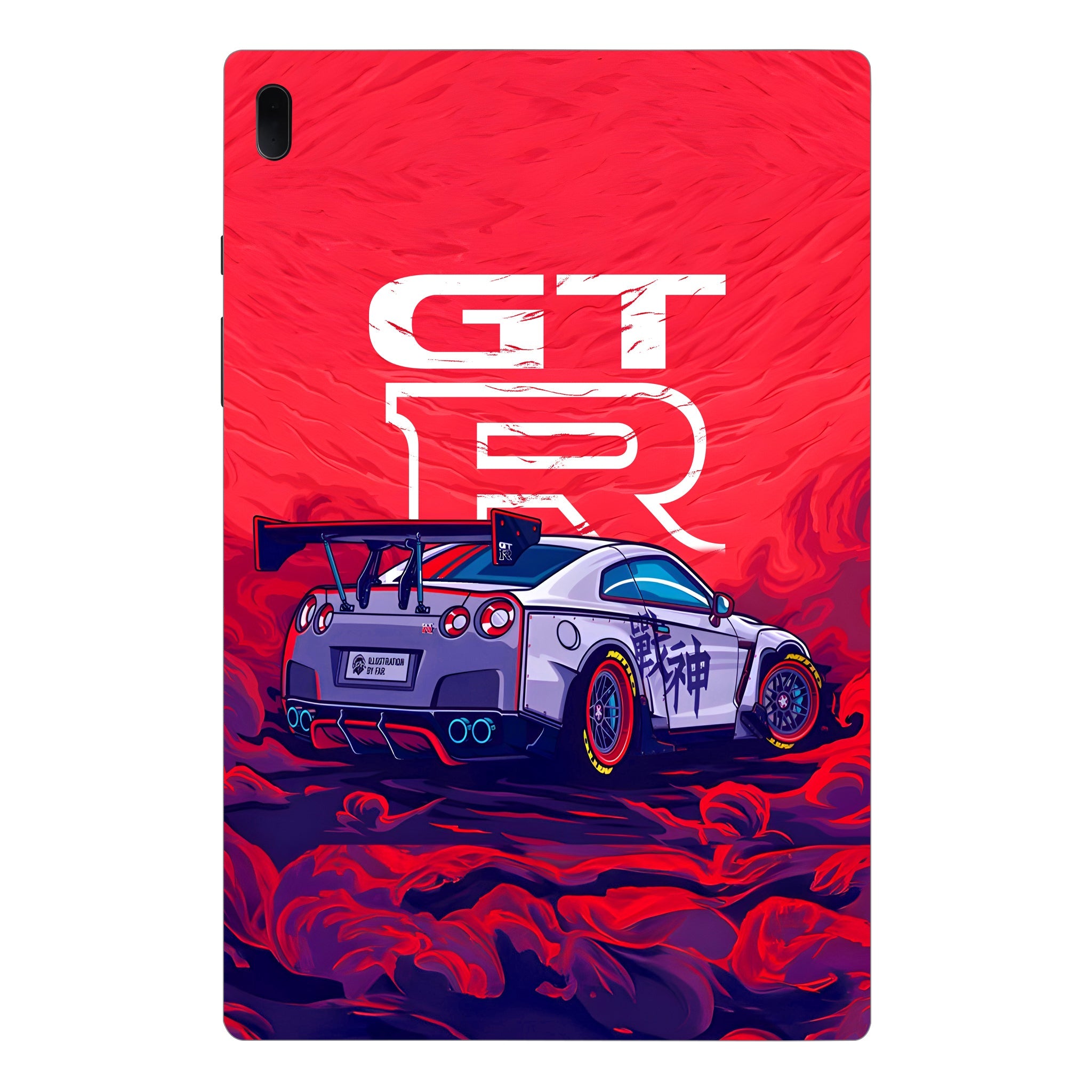 Samsung Galaxy Tab S7 FE Nissan GTR Racing Edition Cars & Bikes 3D Tablet Skin