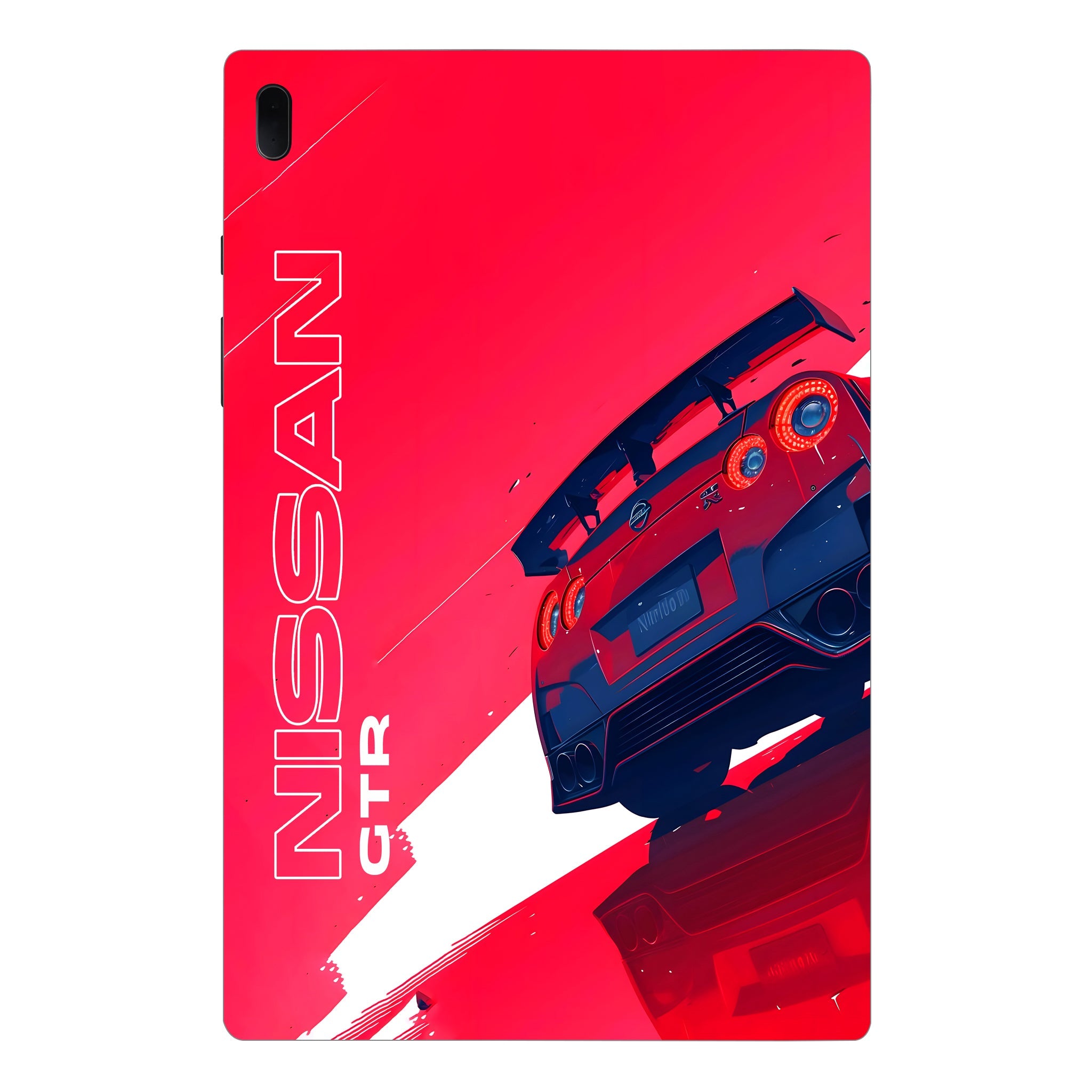 Samsung Galaxy Tab S7 FE Nissan GTR in Red Cars & Bikes Tablet Skins