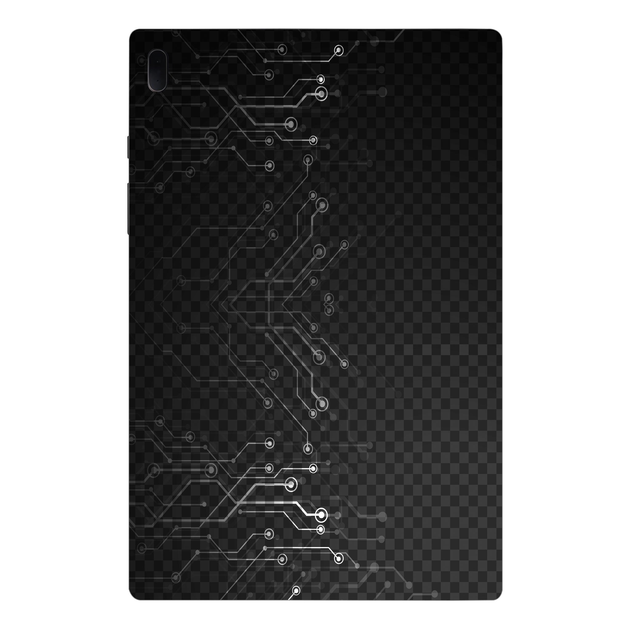 Samsung Galaxy Tab S7 FE Black Digital Circuit Tablet Skins