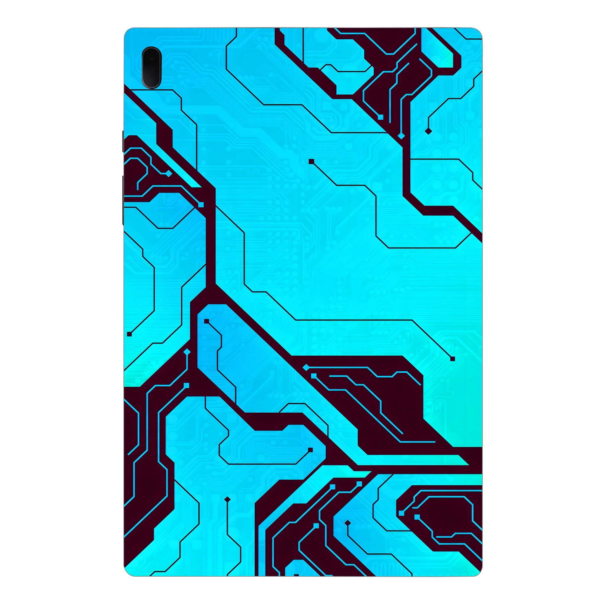 Samsung Galaxy Tab S7 FE Blue Circuit Tablet Skins