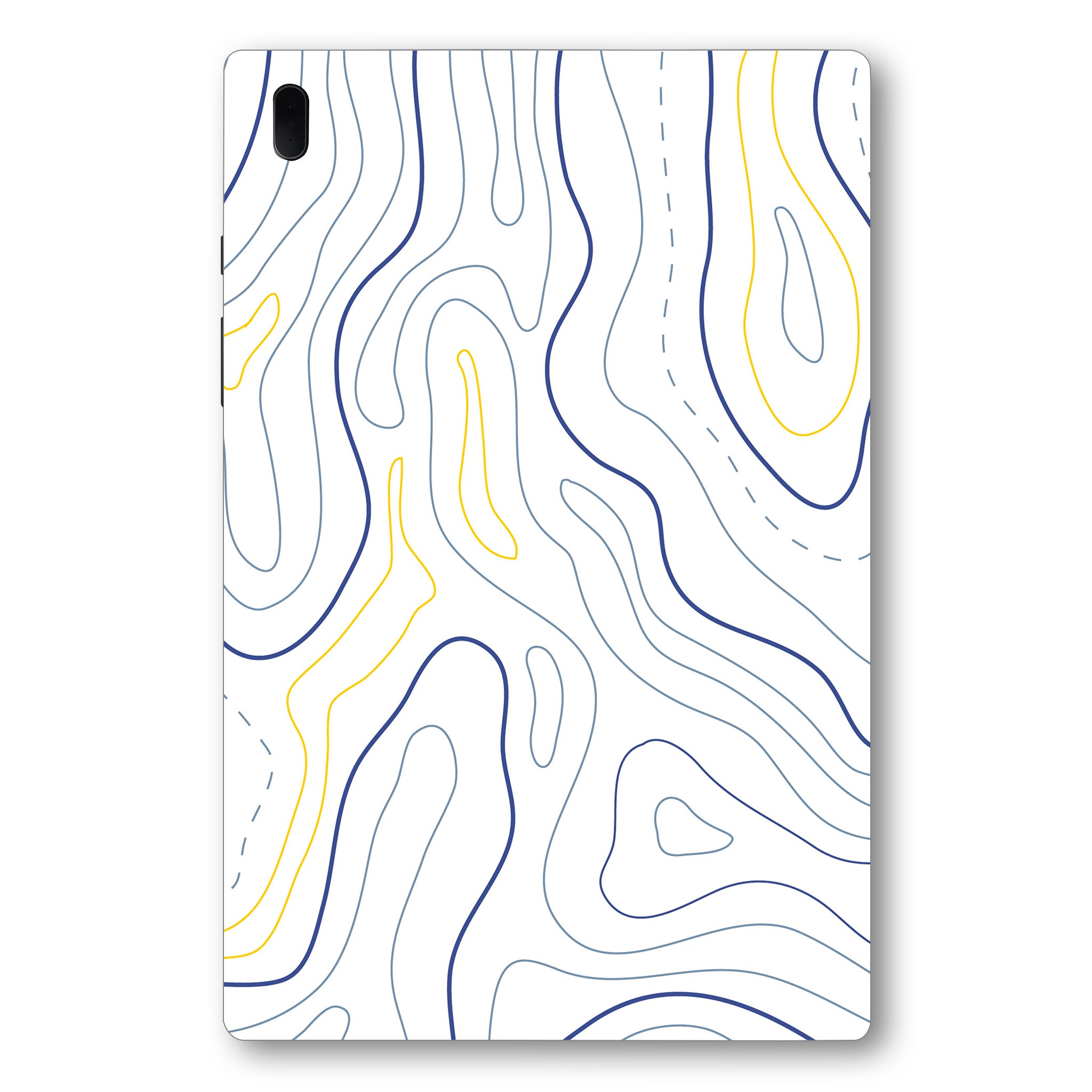 Samsung Galaxy Tab S7 FE Minimalist Colorful Contours Tablet Skins