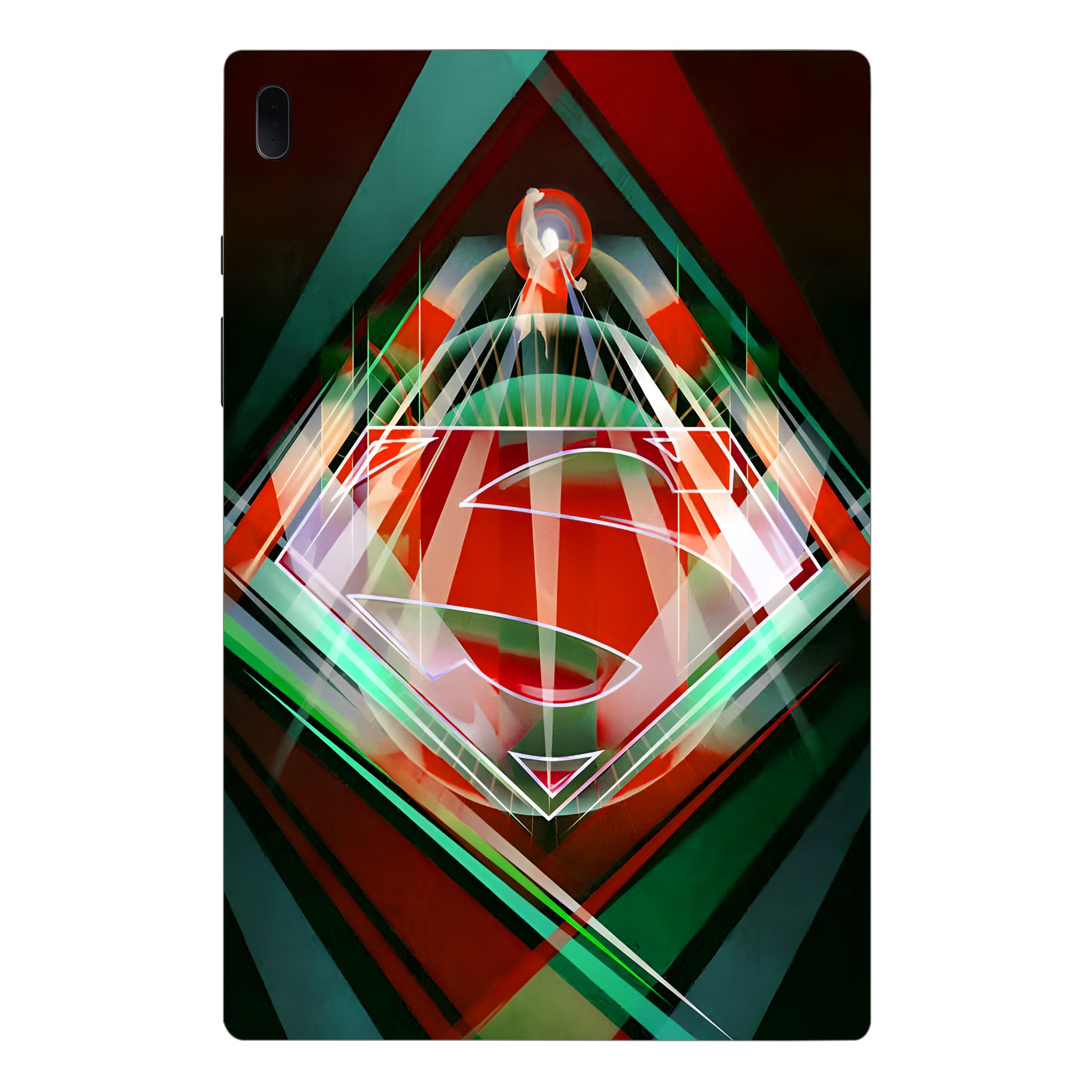 Samsung Galaxy Tab S7 FE Superman Logo In Radient Colors Movies Tablet Skins