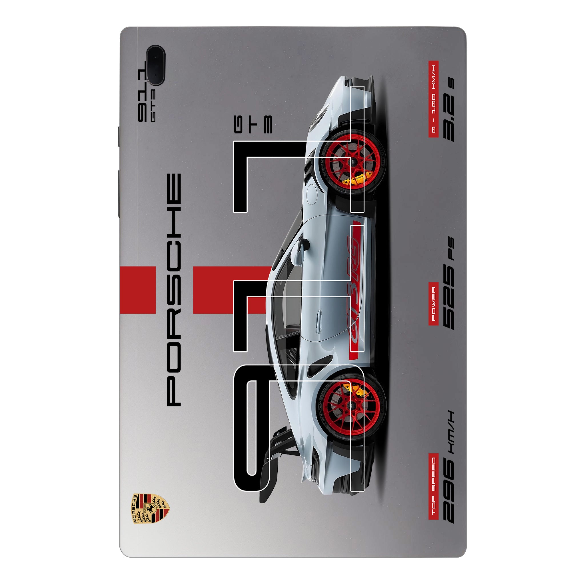 Samsung Galaxy Tab S7 FE Transparent Porsche 911 GT3 RS Cars & Bikes Tablet Skins