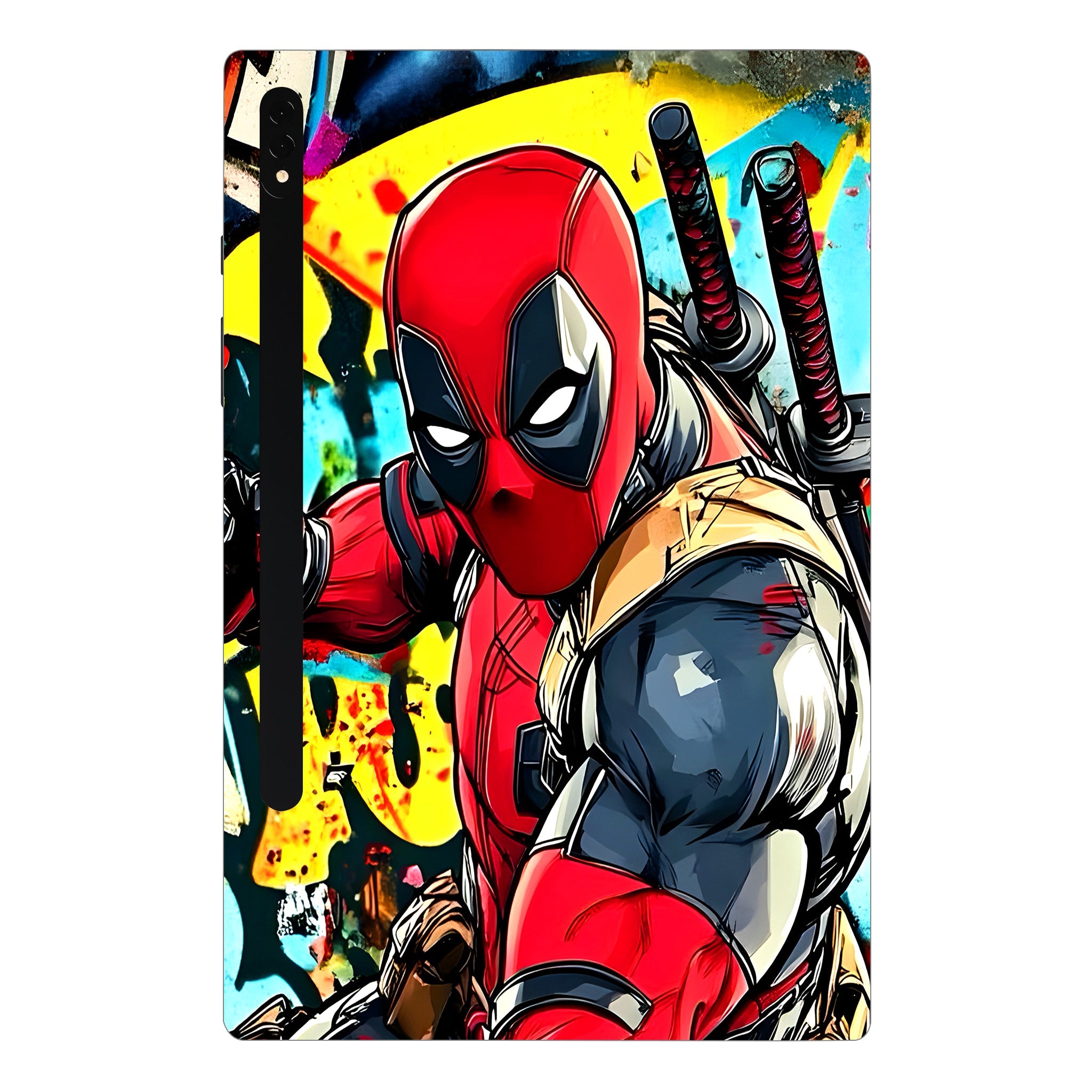 Samsung Galaxy Tab S7 Plus Deadpool Graffiti Style Movies Tablet Skins