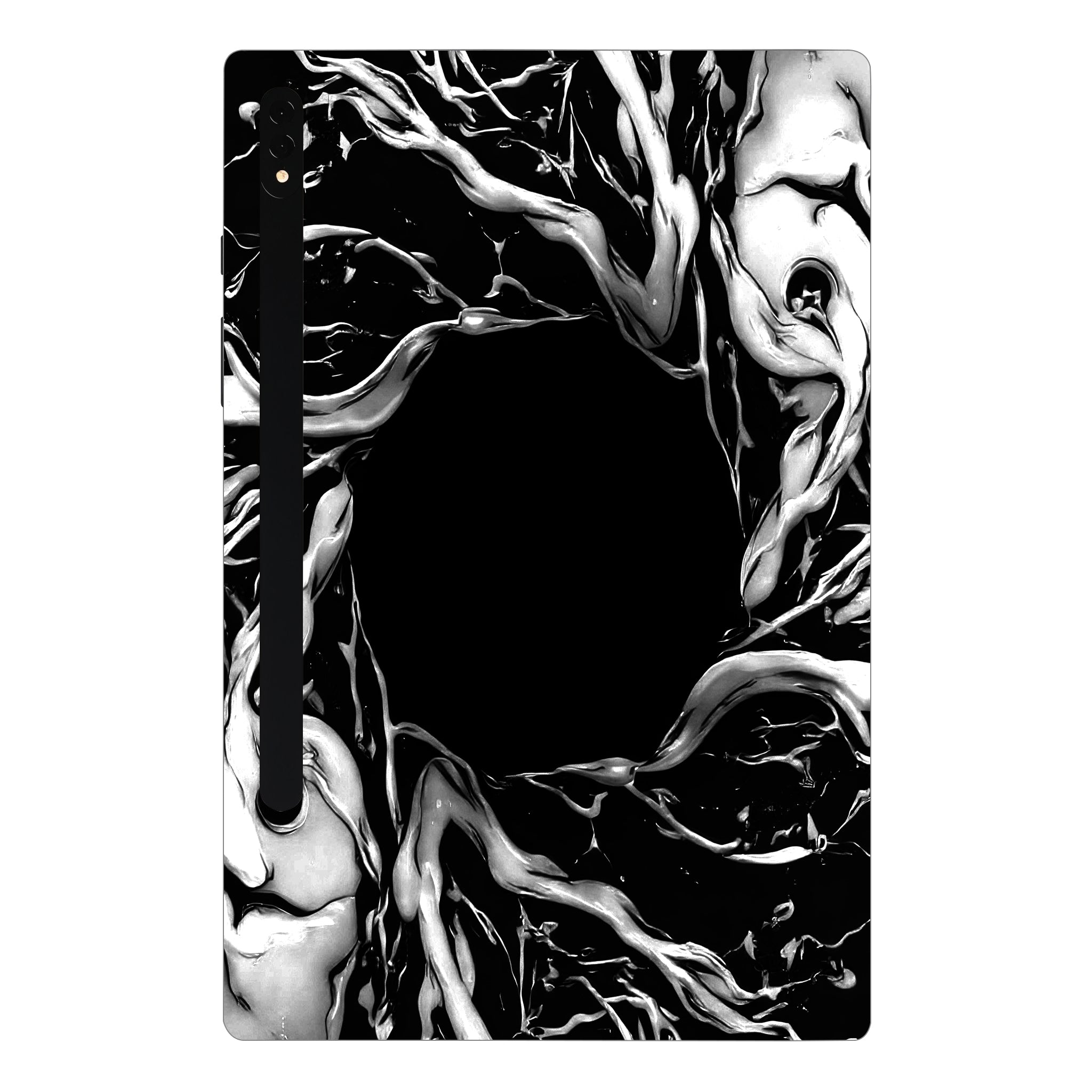 Samsung Galaxy Tab S7 Plus Spiderman Web Black Movies Tablet Skins
