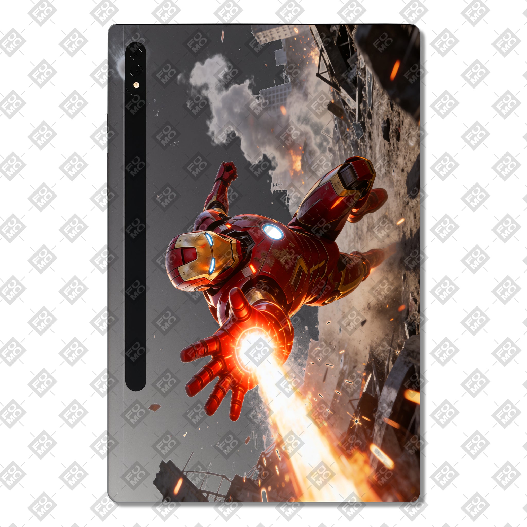Samsung Galaxy Tab S8 Plus Transparent Iron Fist Tablet Skin