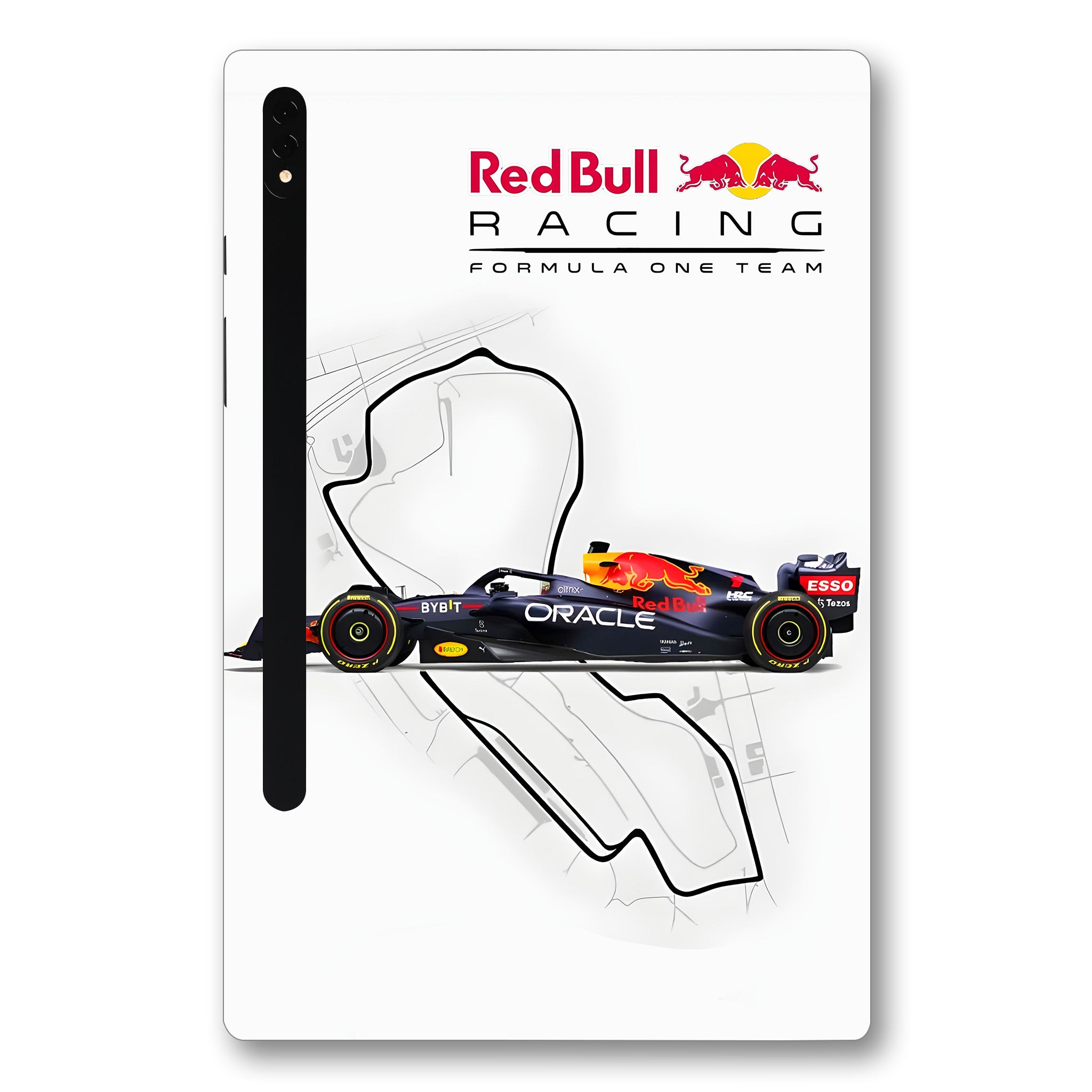 Samsung Galaxy Tab S8 Plus Red Bull Racing in Action Cars & Bikes Tablet Skins