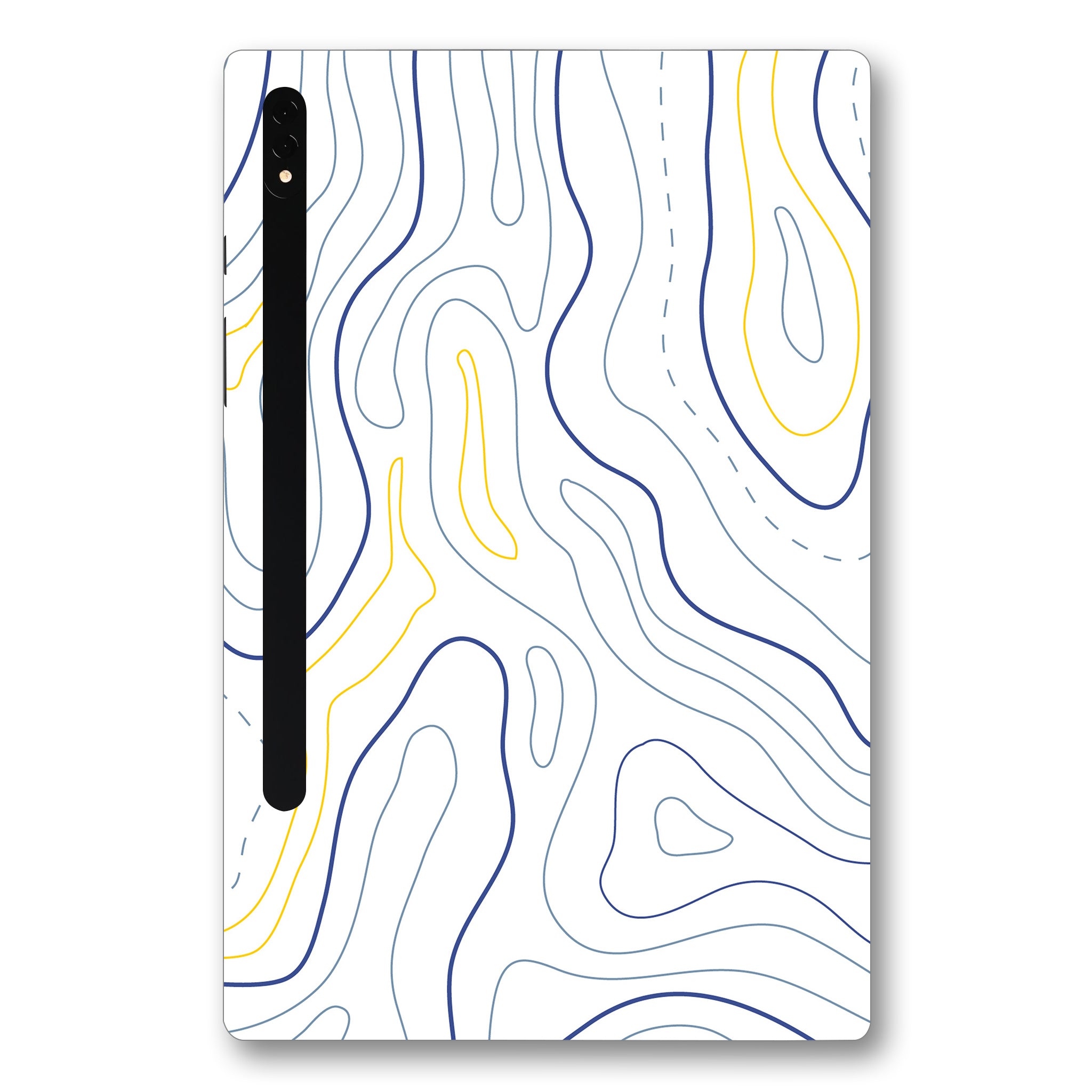 Samsung Galaxy Tab S8 Plus Minimalist Colorful Contours Tablet Skins