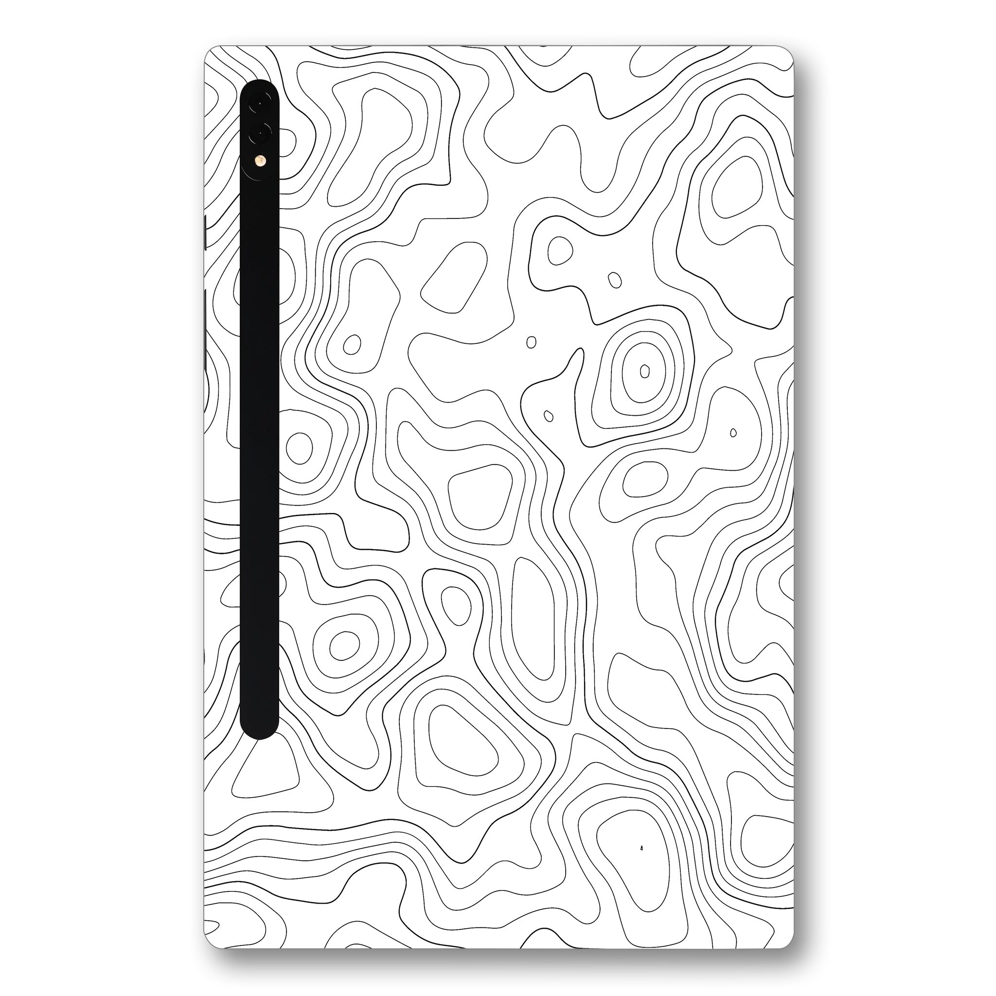 Samsung Galaxy Tab S8 Plus White Contour Design Tablet Skins
