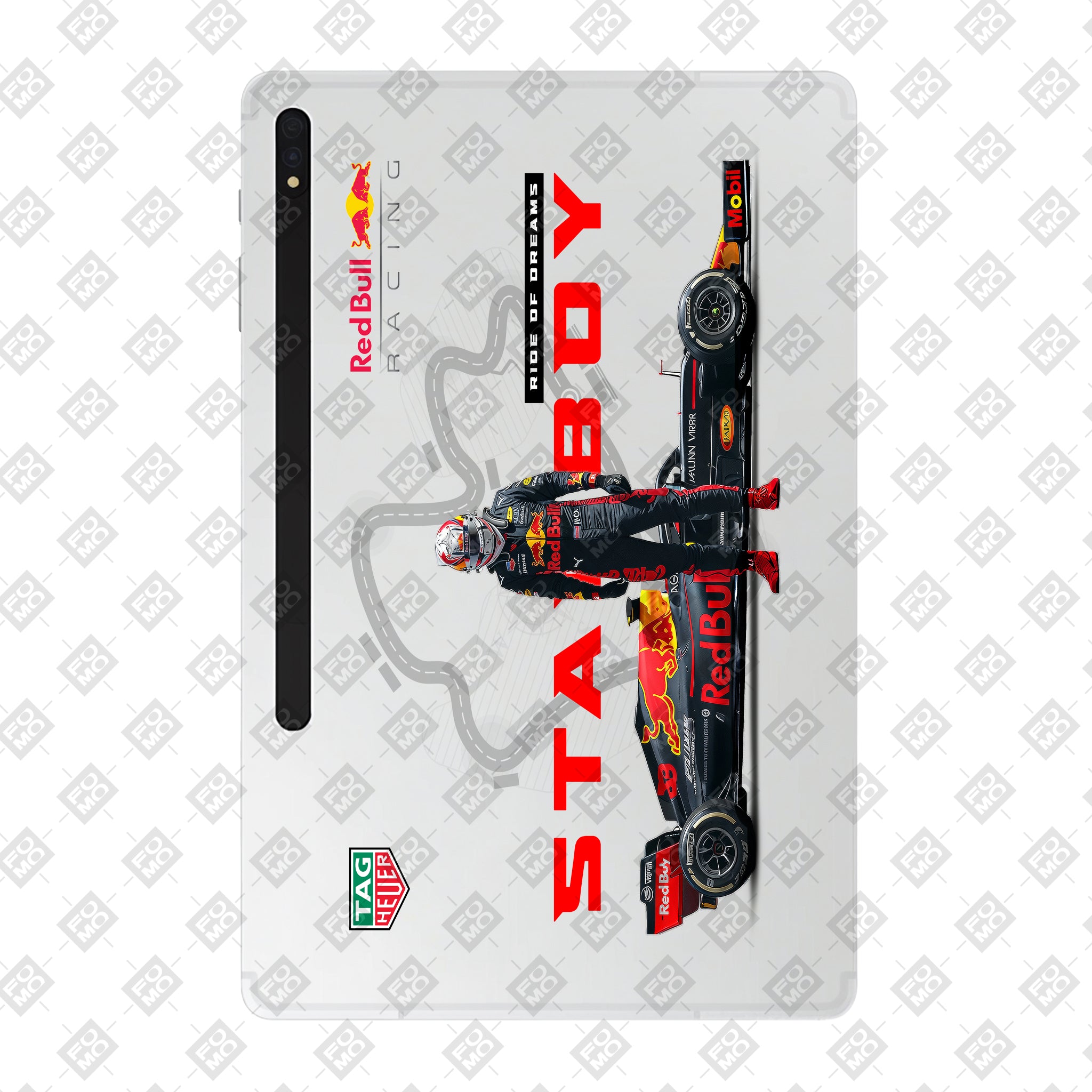 Samsung Galaxy Tab S8 Plus Transparent Starboy Racer Tablet Skin