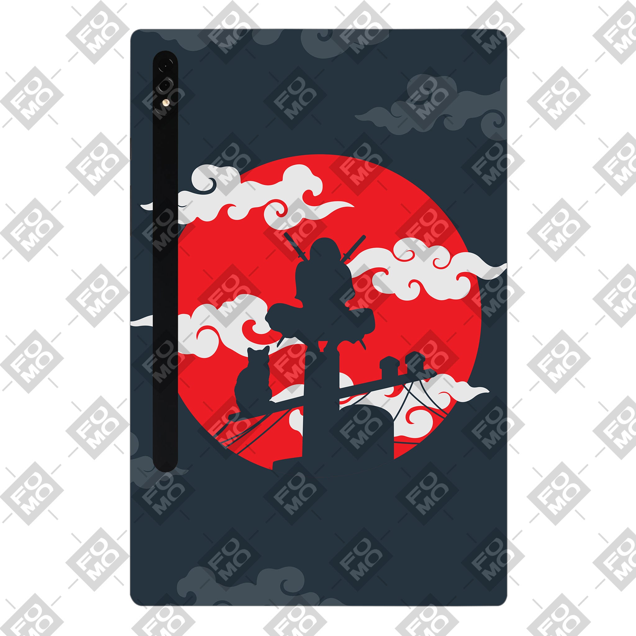 Samsung Galaxy Tab S8 Ultra 5G Itachi Uchiha Anime 3D Tablet Skin