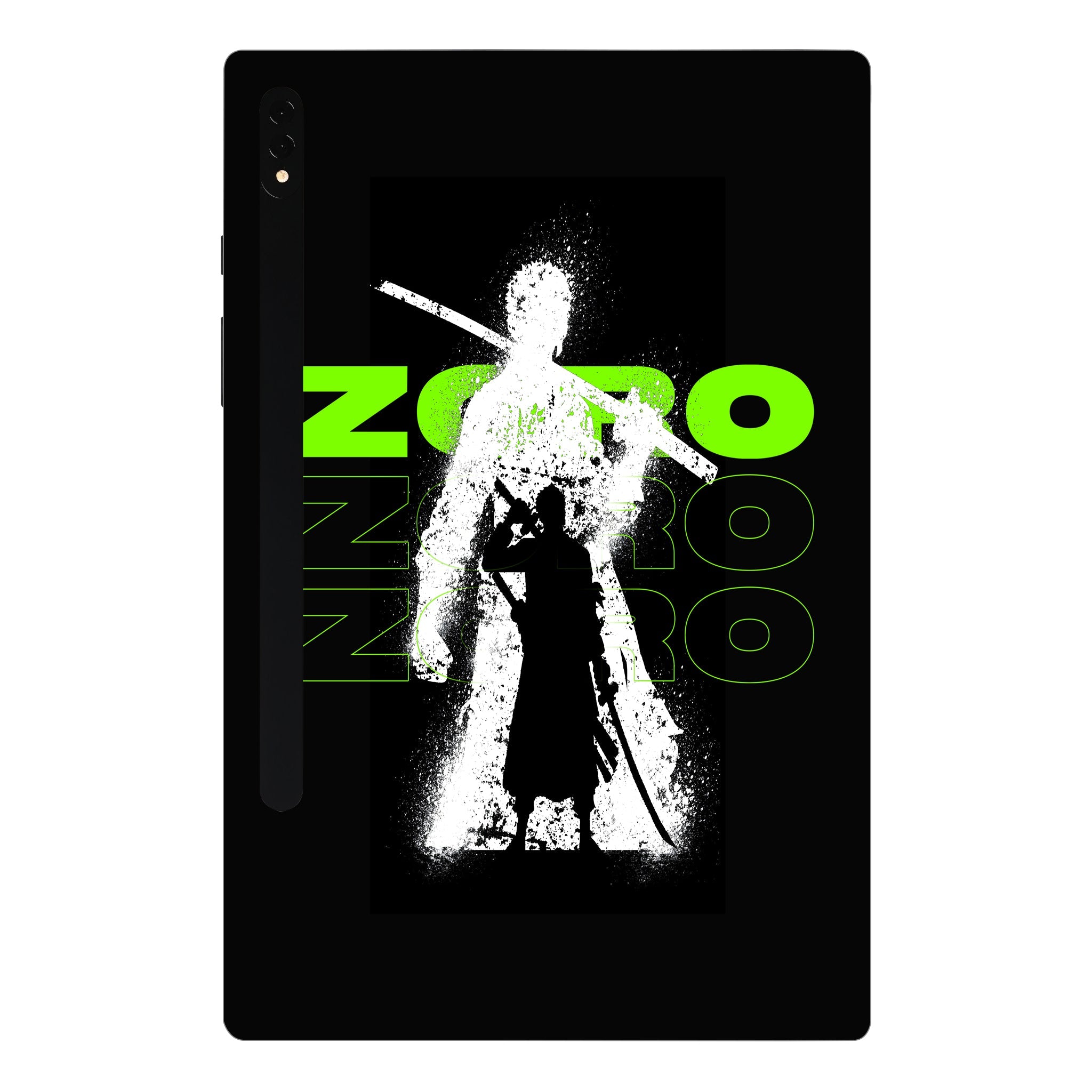 Samsung Galaxy Tab S8 Ultra 5G Zoro in Green Anime Tablet Skins