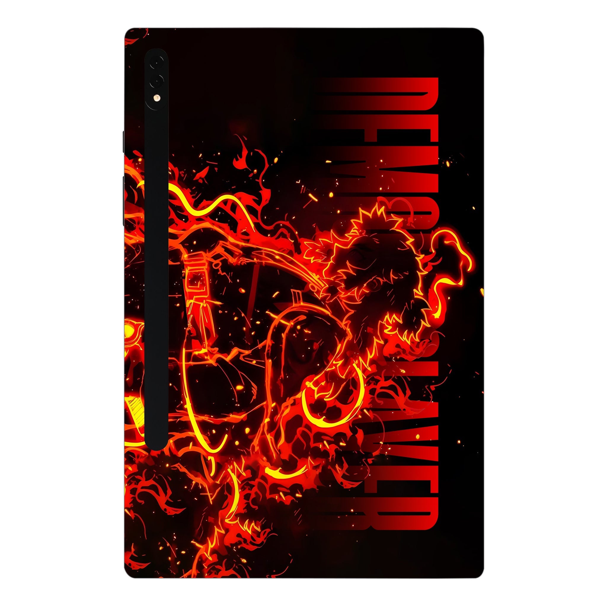 Samsung Galaxy Tab S8 Ultra 5G Rengoku Blazing Inferno Anime Tablet Skins