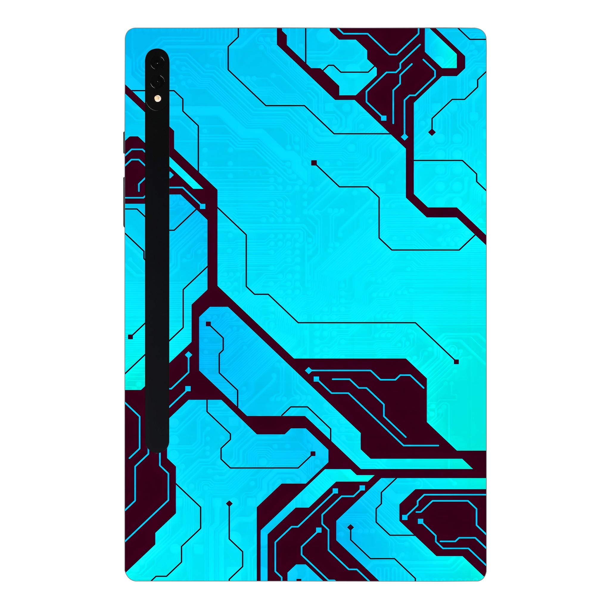 Samsung Galaxy Tab S8 Ultra 5G Blue Circuit Tablet Skins