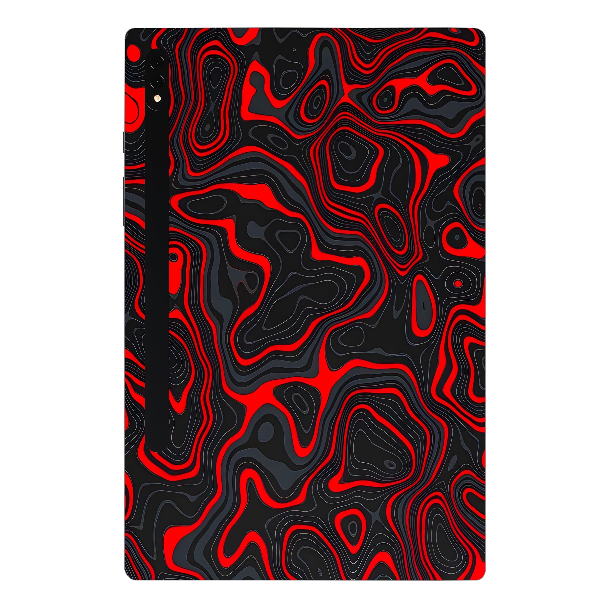 Samsung Galaxy Tab S8 Ultra 5G Crimson Waves Tablet Skins