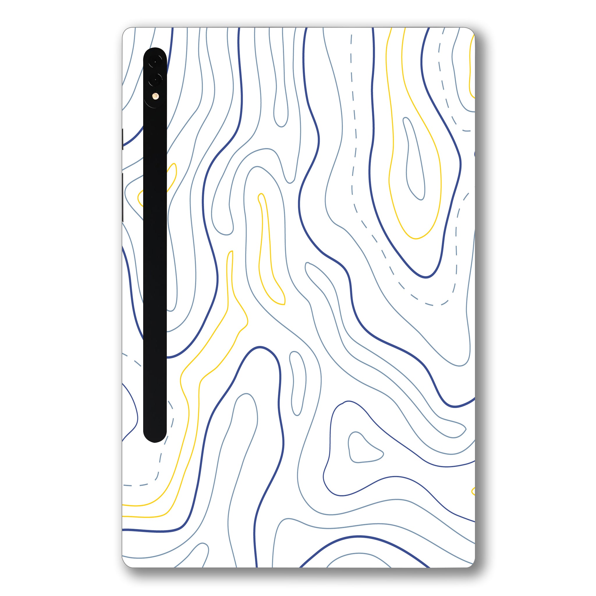 Samsung Galaxy Tab S8 Ultra 5G Minimalist Colorful Contours Tablet Skins