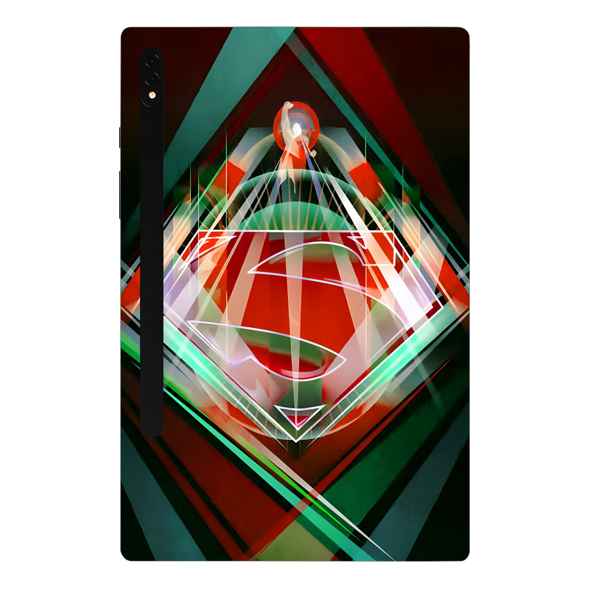 Samsung Galaxy Tab S8 Ultra 5G Superman Logo In Radient Colors Movies Tablet Skins
