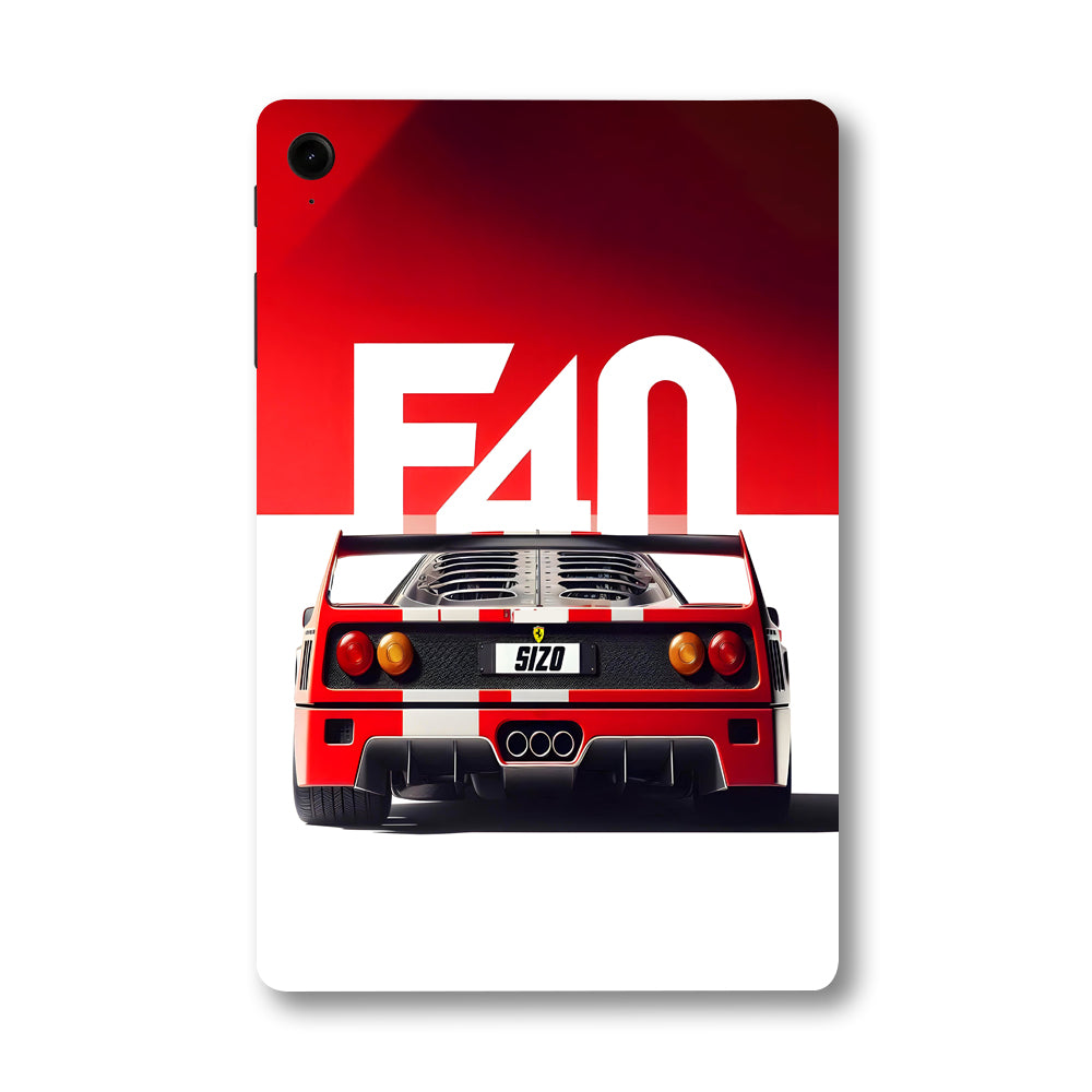 Samsung Galaxy Tab S9 Transparentrrari F40 Cars & Bikes Tablet Skins