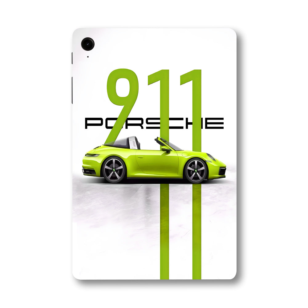 Samsung Galaxy Tab S9 Lime Porsche 911 Cars & Bikes Tablet Skins
