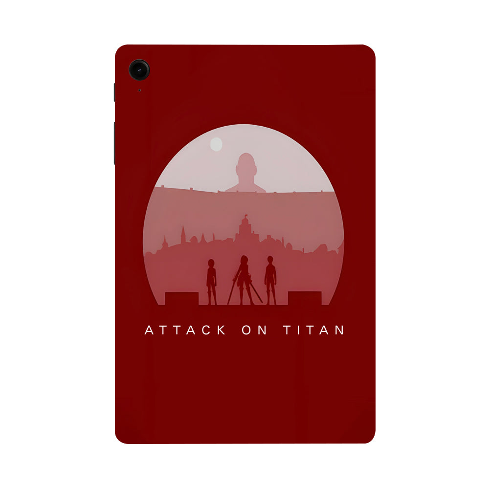 Samsung Galaxy Tab S9 FE Attack On Titan Anime Tablet Skins