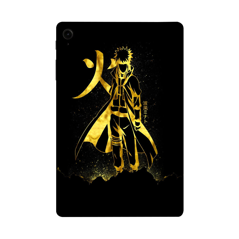 Samsung Galaxy Tab S9 Namikaze Minato in Golden Splendor Anime Tablet Skins