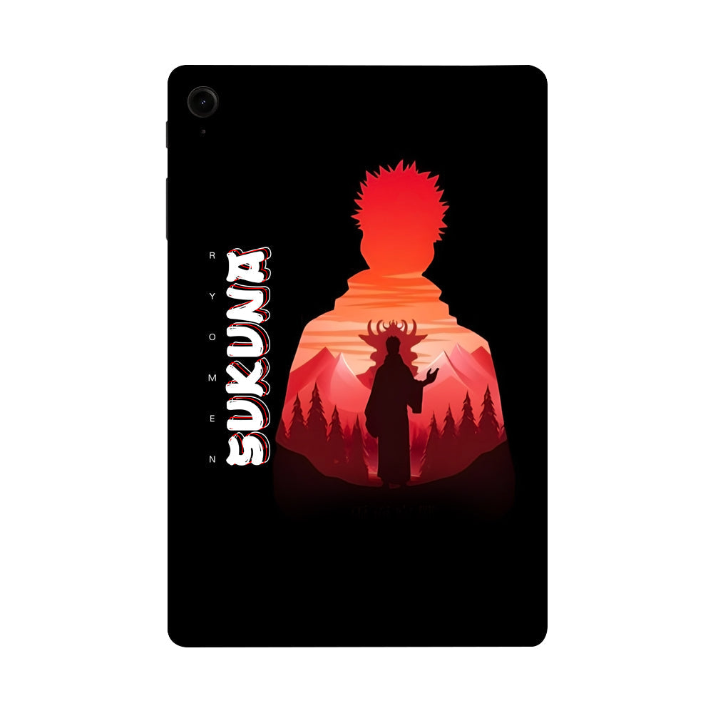 Samsung Galaxy Tab S9 Ryomen Sukuna Silhouette Anime Tablet Skins
