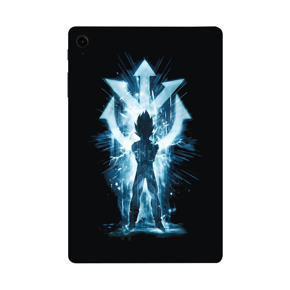 Samsung Galaxy Tab S9 Vegeta in Electric Blue Anime Tablet Skins