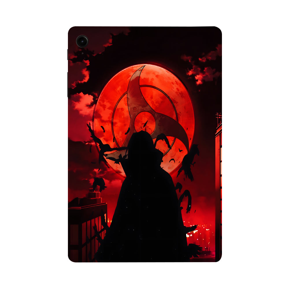 Samsung Galaxy Tab S9 FE Shadow of Itachi The Mangekyou Anime Tablet Skins
