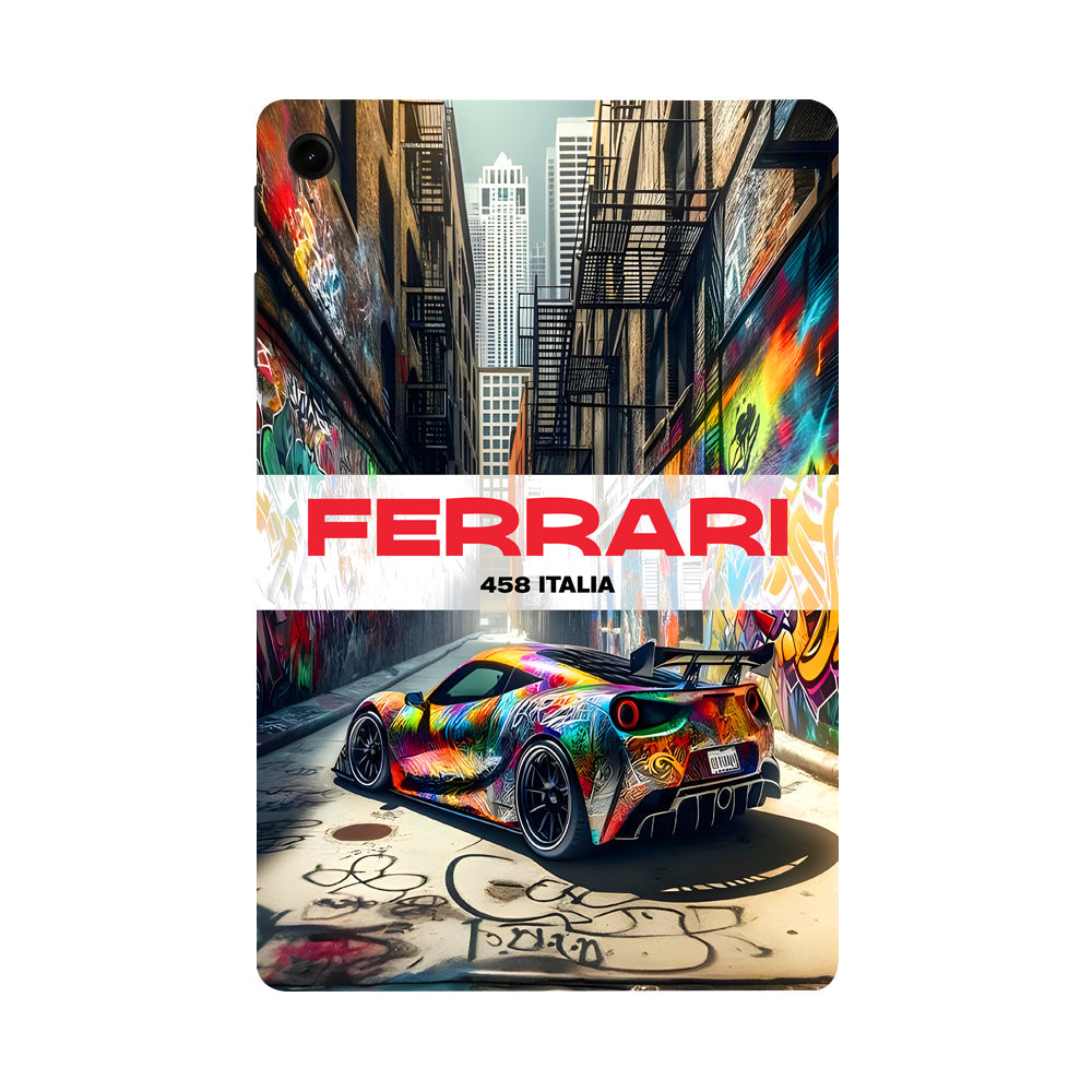 Samsung Galaxy Tab S9 FE Ferrari 458 Italia Cars & Bikes Tablet Skins